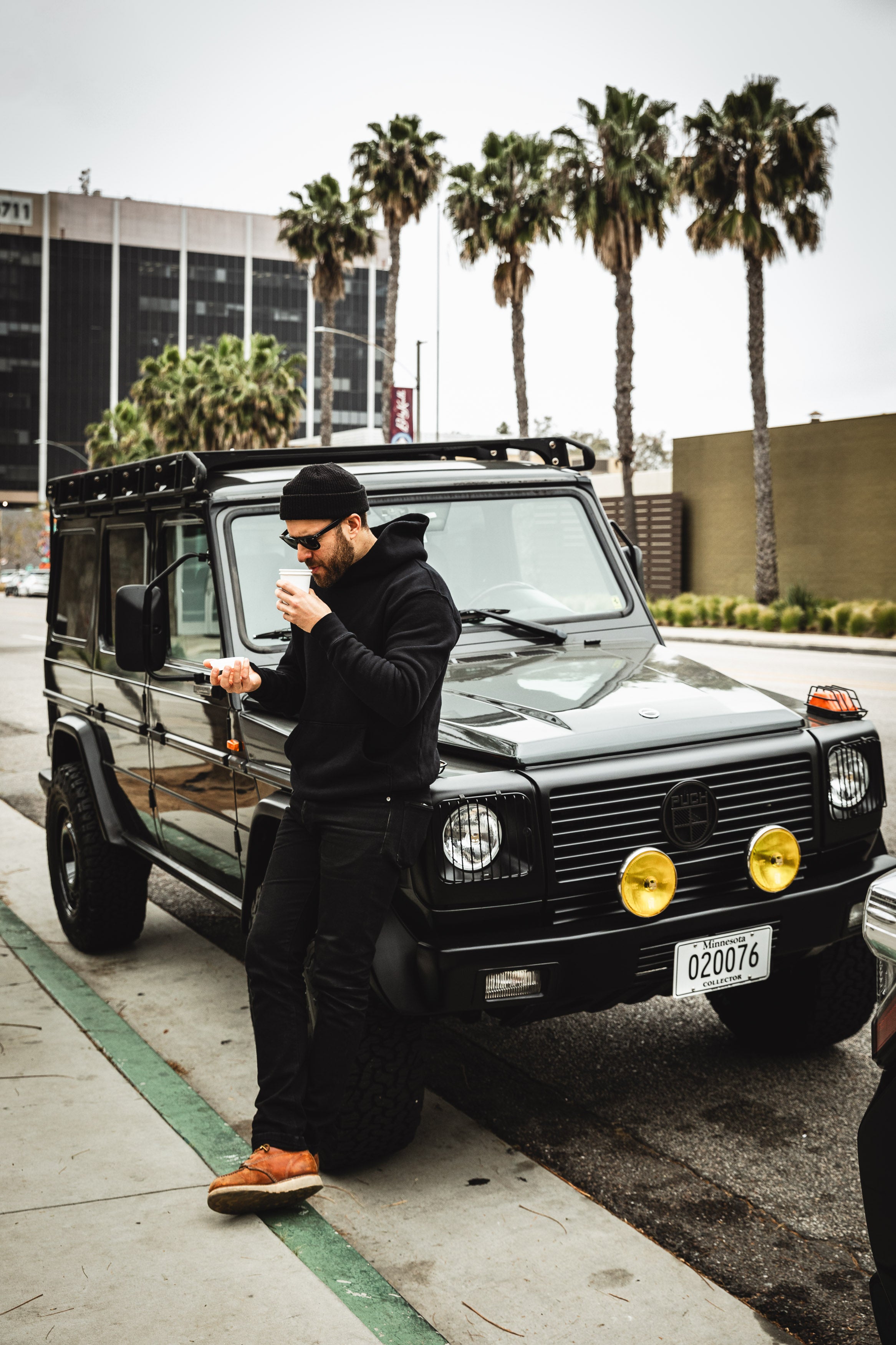 ButterScotch - Heavyweight Pull Over Hoodie - Black