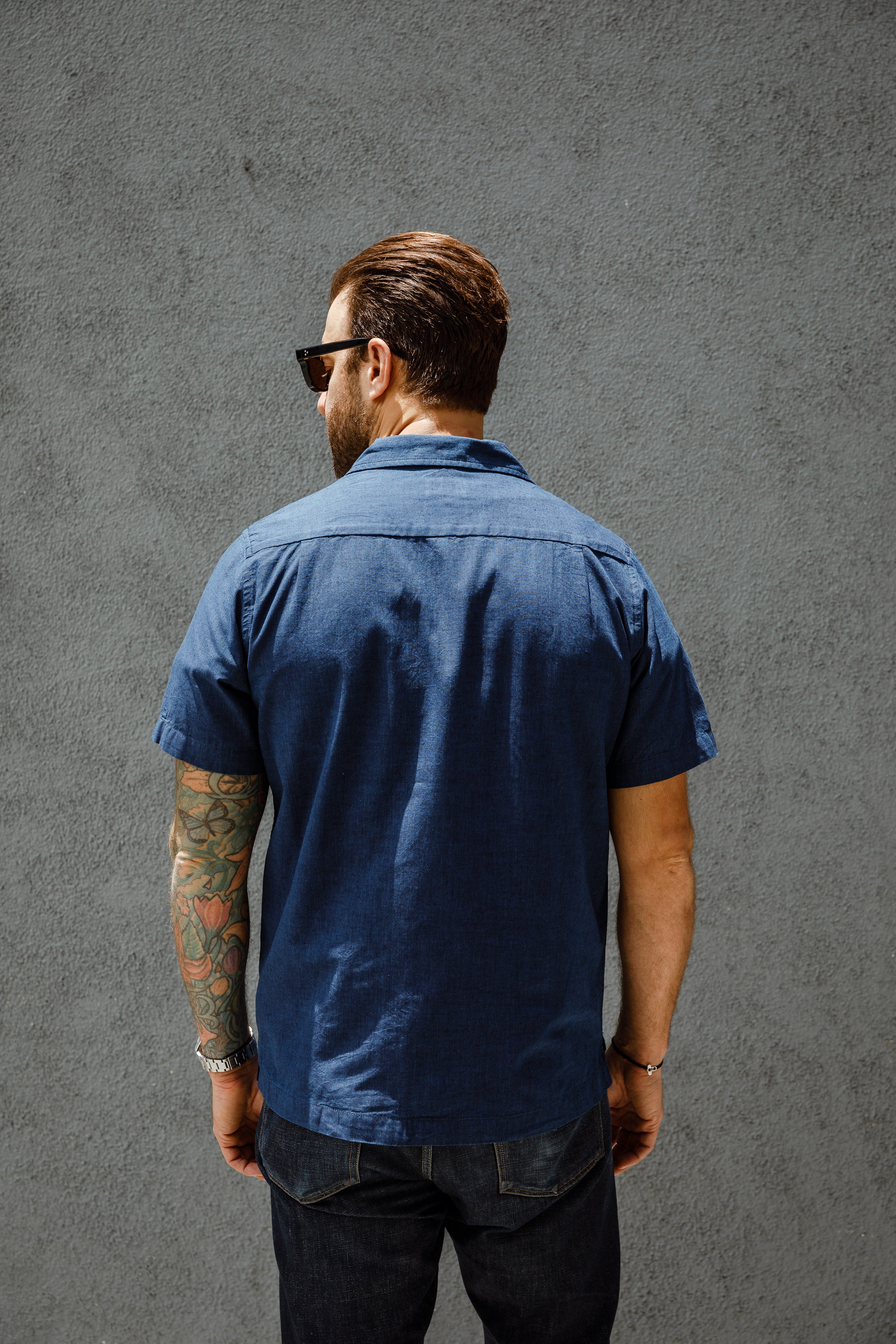 Benzak Denim Developers - Holiday Shirt - 5 oz. Double Indigo Chambray