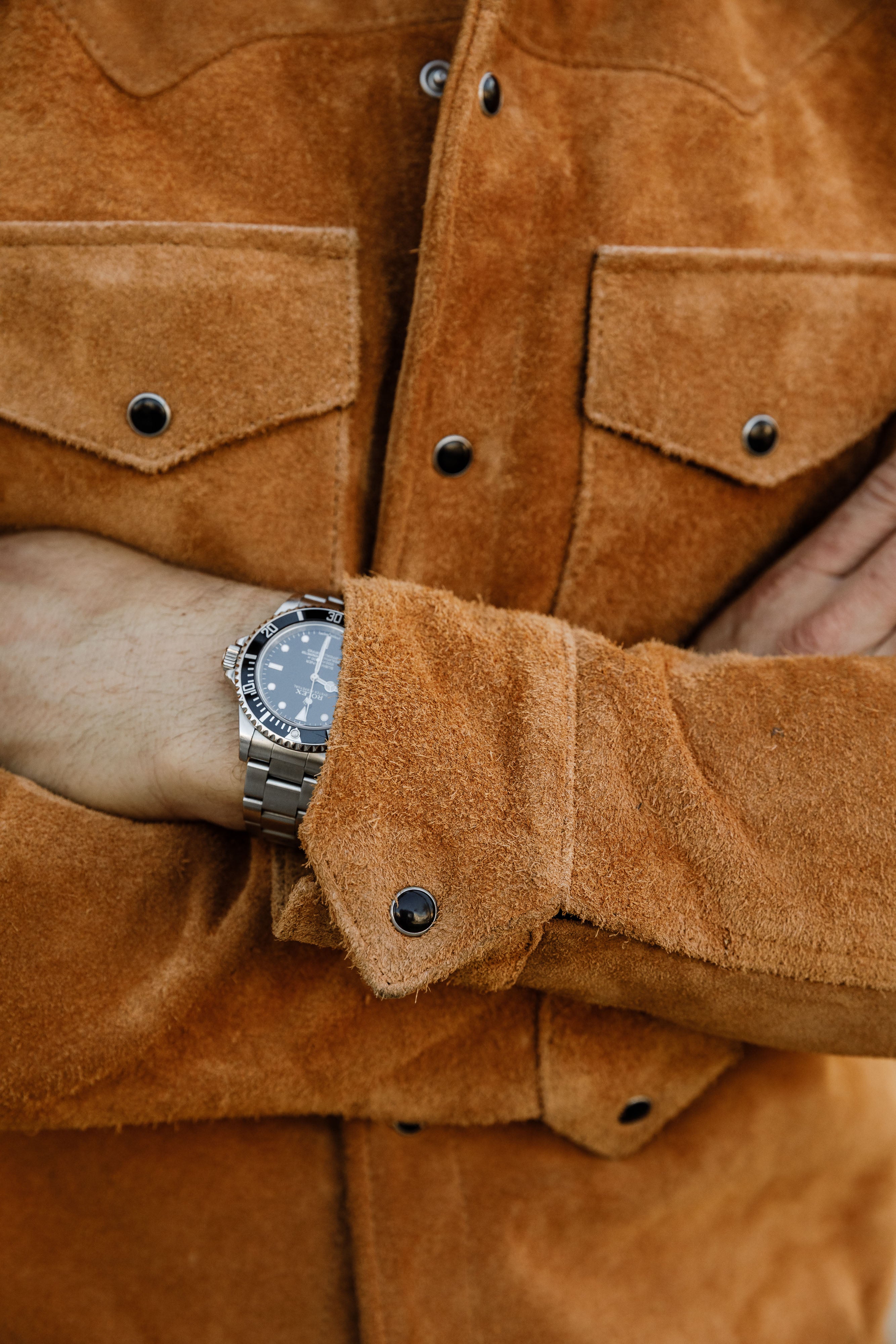 ButterScotch - Rowdy Western Shirt - Tan Roughout