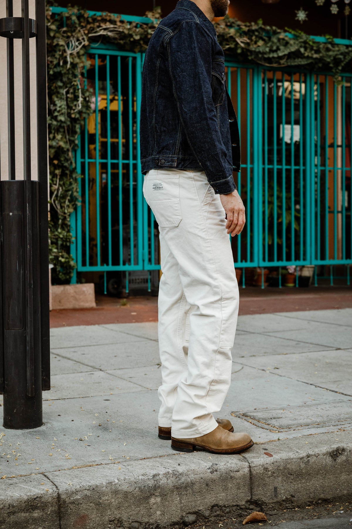 imogene + willie - Hencye Double Knee Pant - Natural