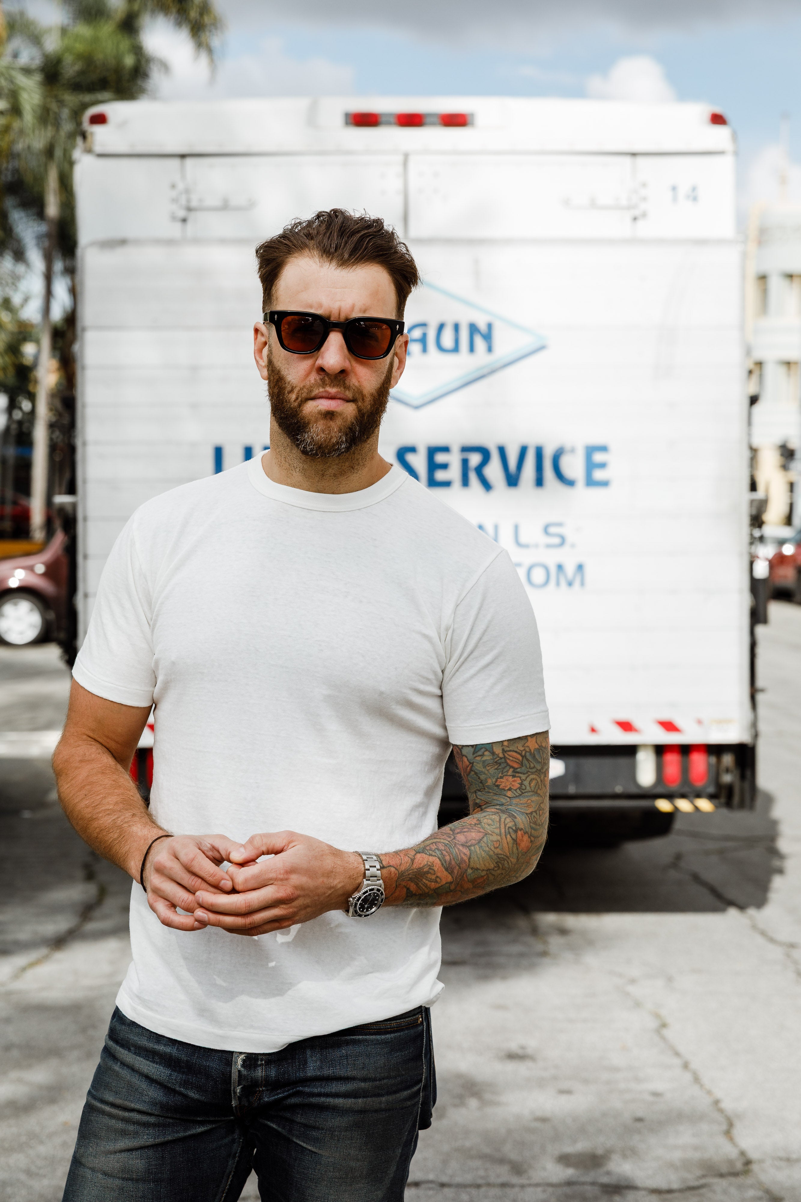 Sunray Sportswear - Haleiwa S/S T-Shirt - Off White