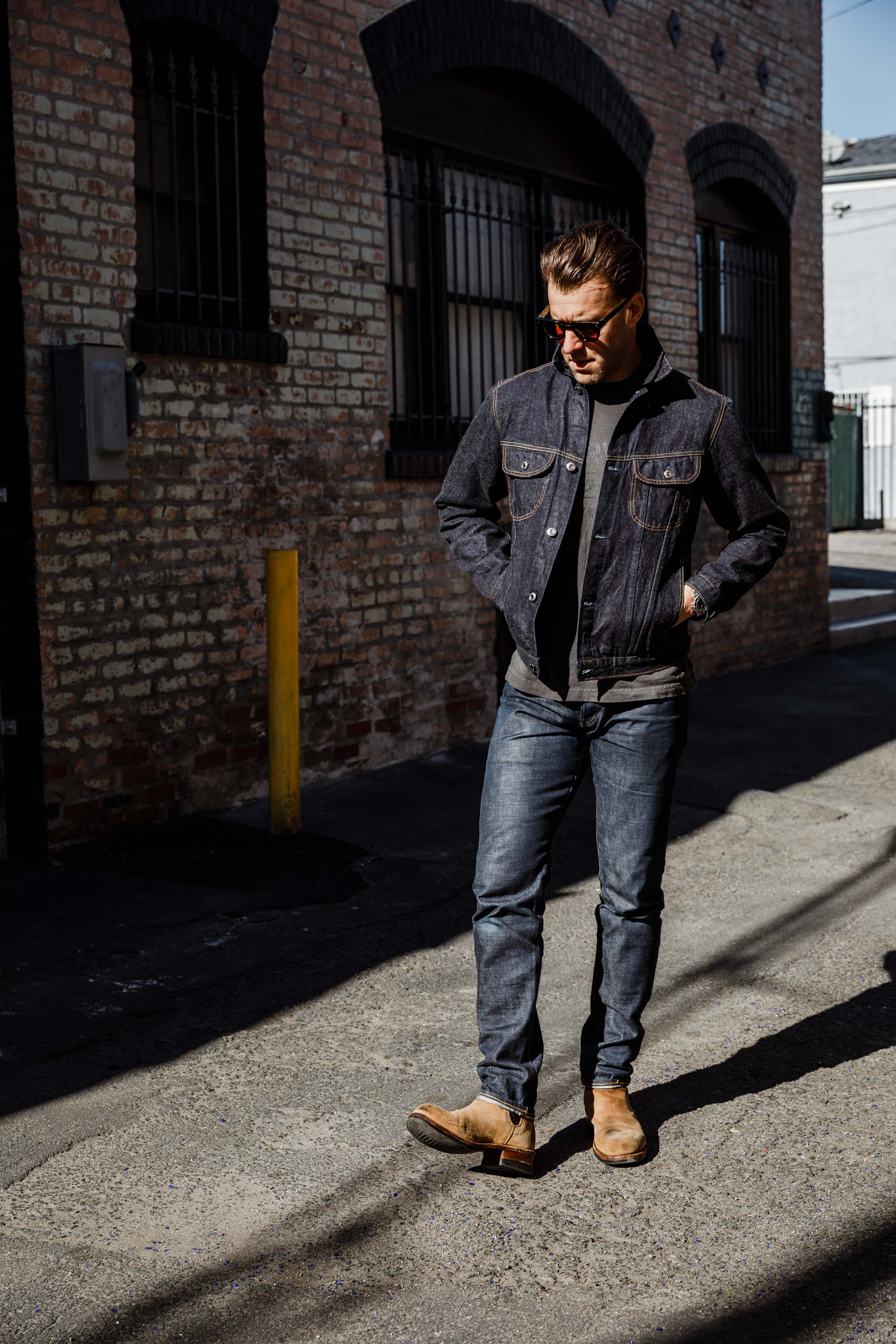 Benzak Denim Developers - BDJ-05 Type 3 Trucker Jacket - 14 oz. Forties Era Selvedge