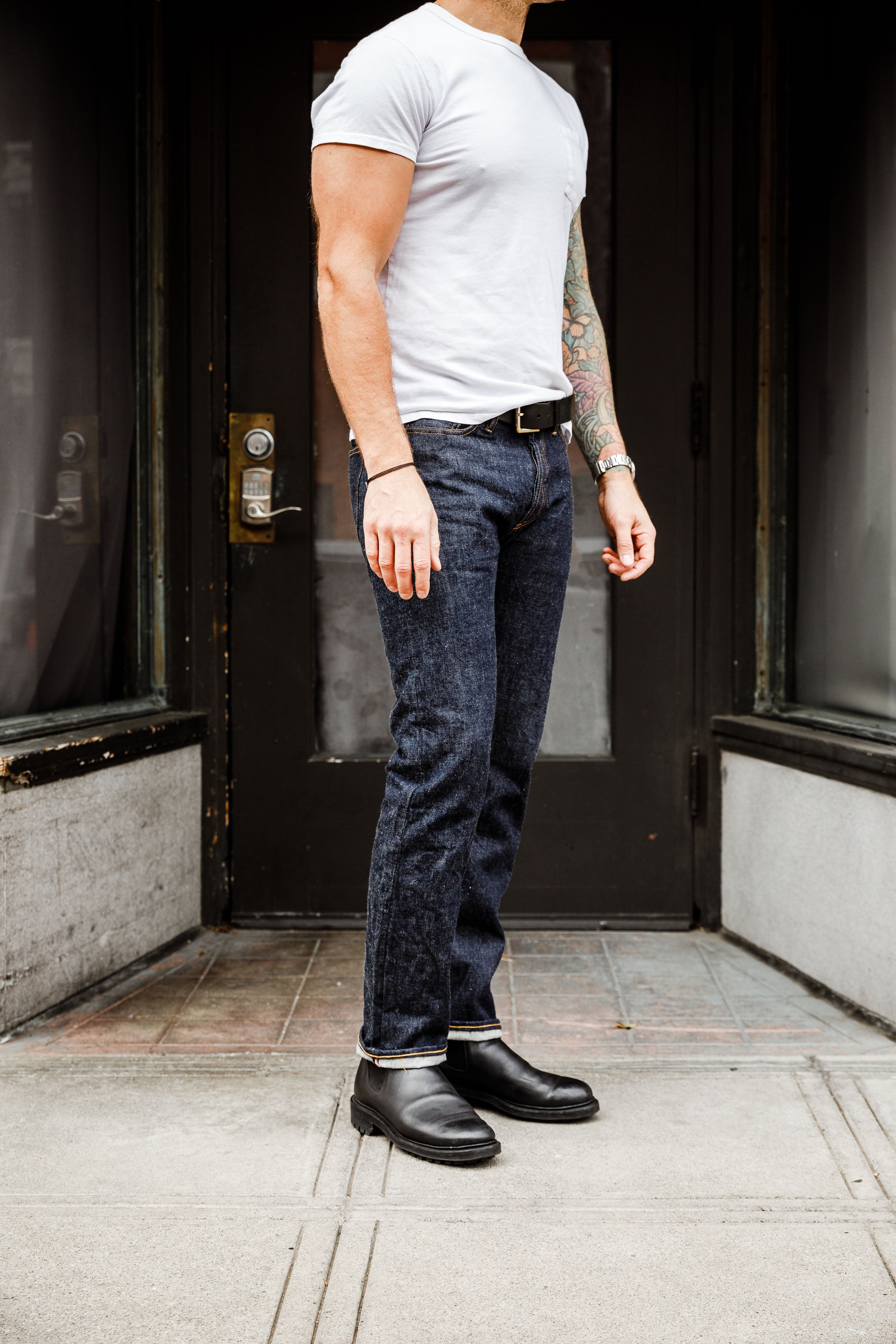 3sixteen - CT-100xk Classic Tapered - 14oz Rinsed Indigo Kibata