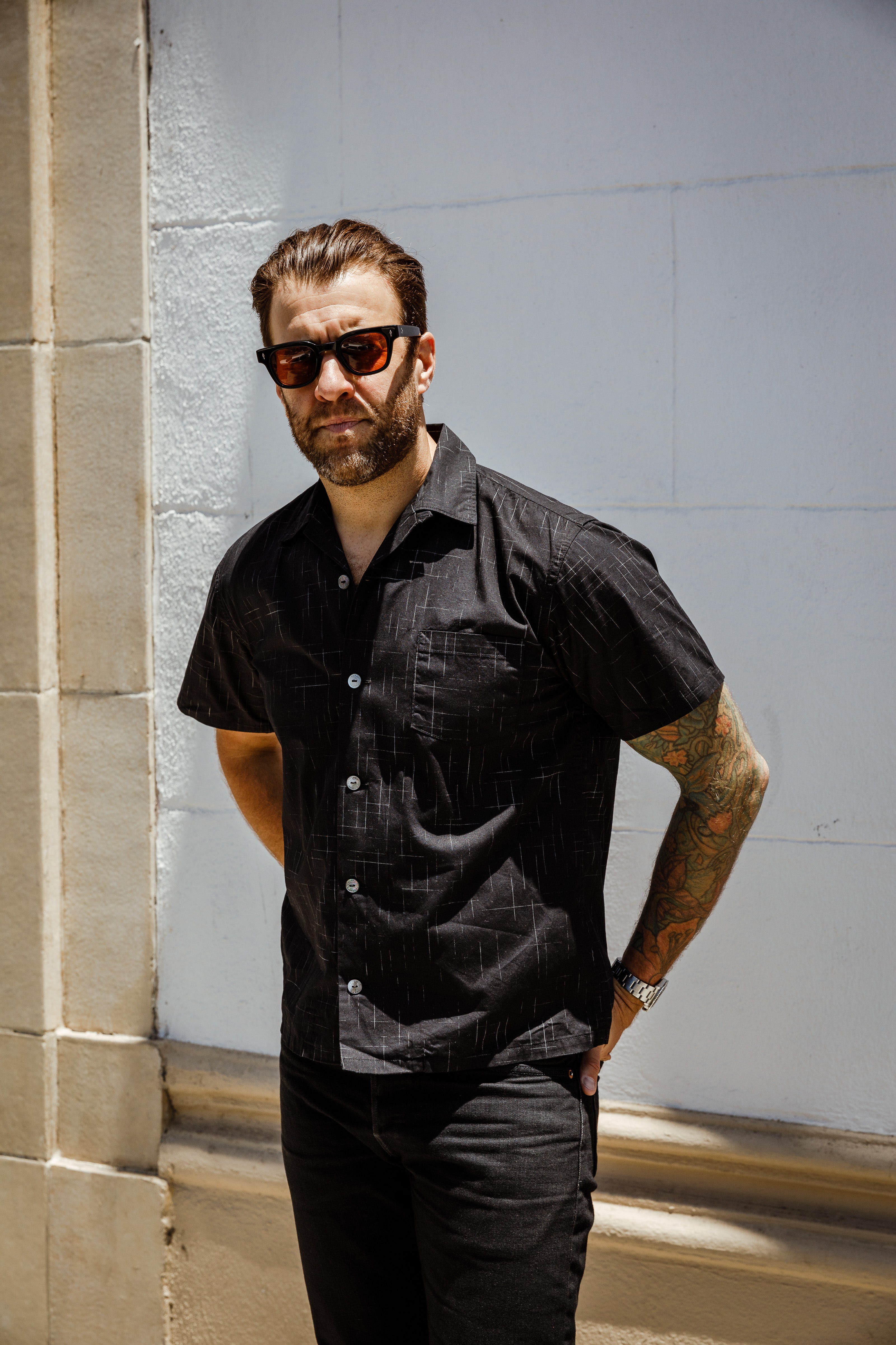Trophy Clothing - Atomic Hawaiian S/S Shirt - Black