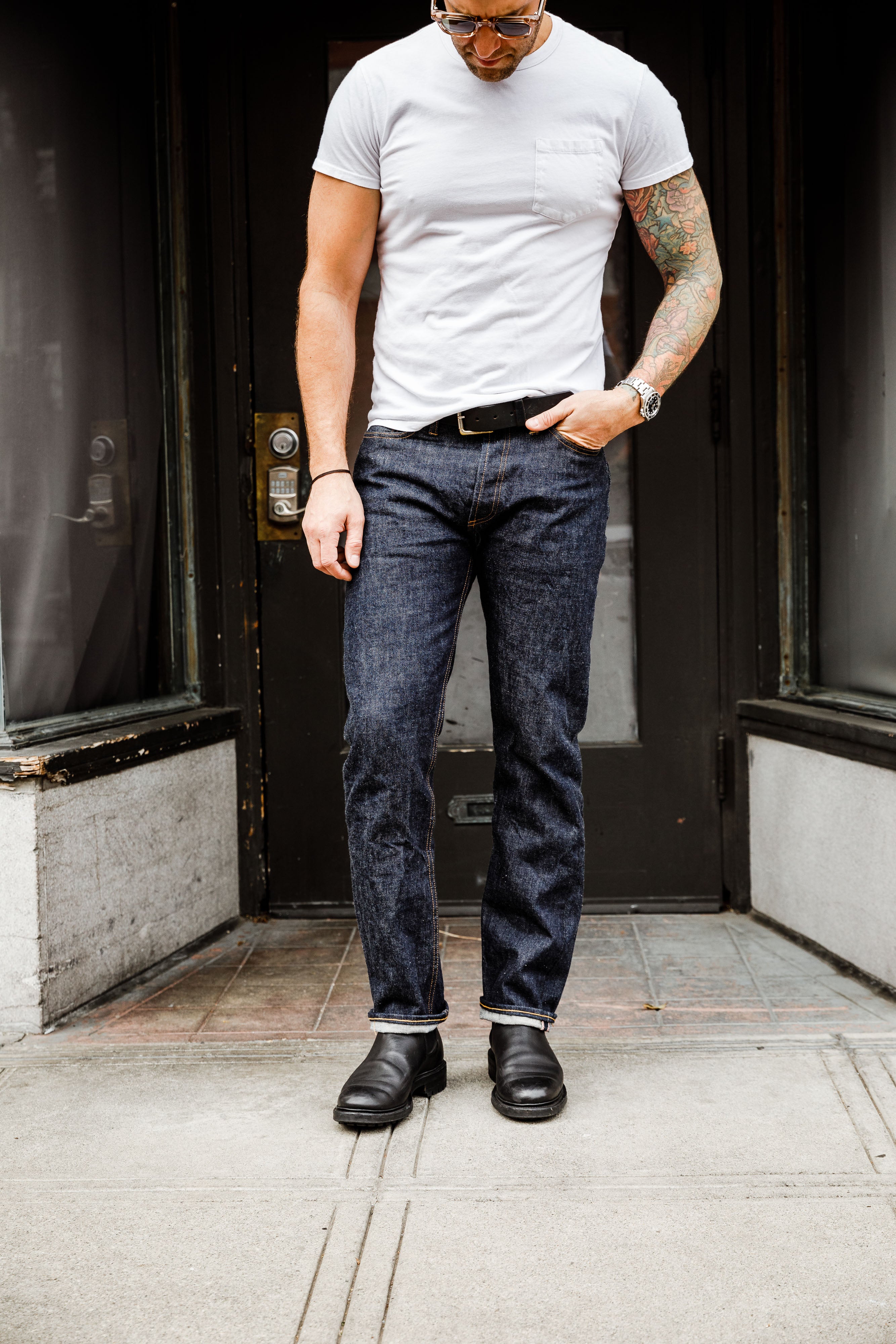 3sixteen - CT-100xk Classic Tapered - 14oz Rinsed Indigo Kibata