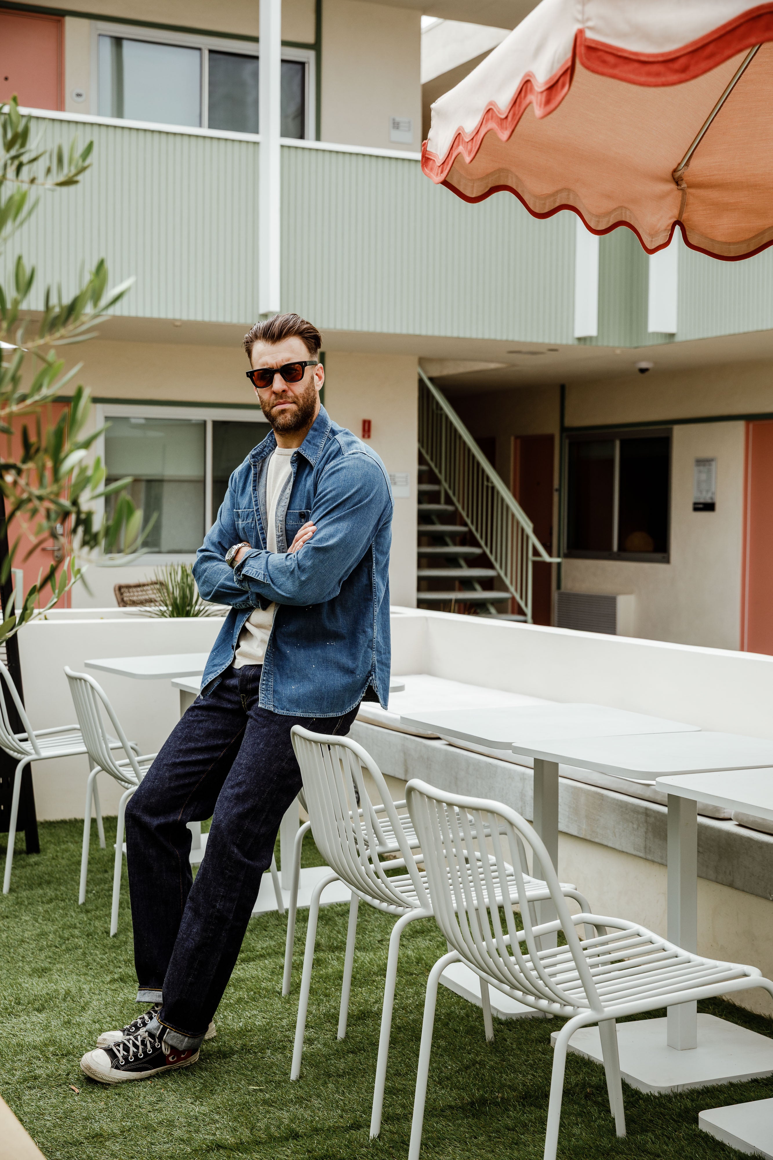 Full Count - 4890HW-19 - 8oz Denim Work Shirt (Hand Washed)
