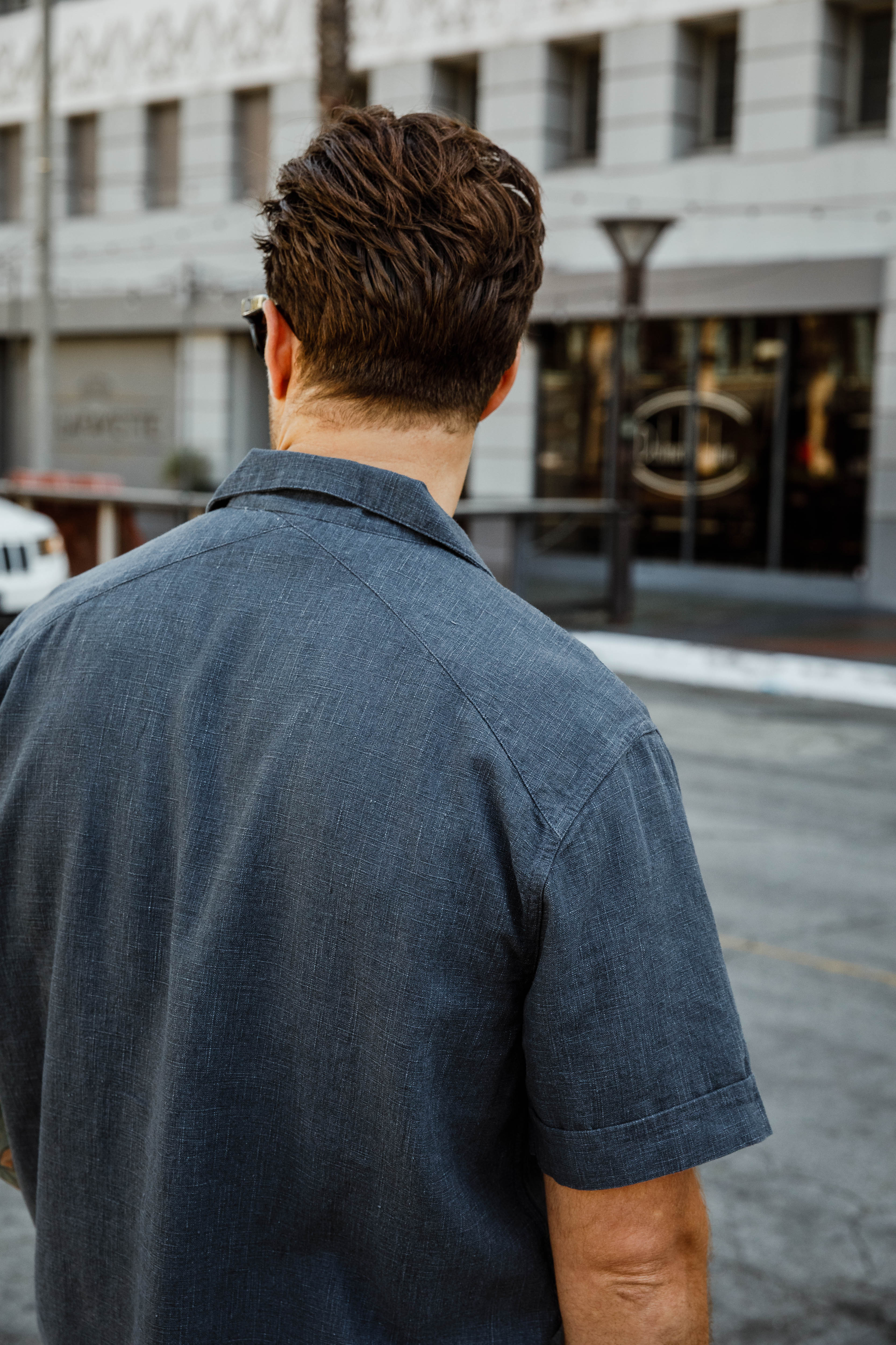 3sixteen - Vacation Shirt - Blue Linen