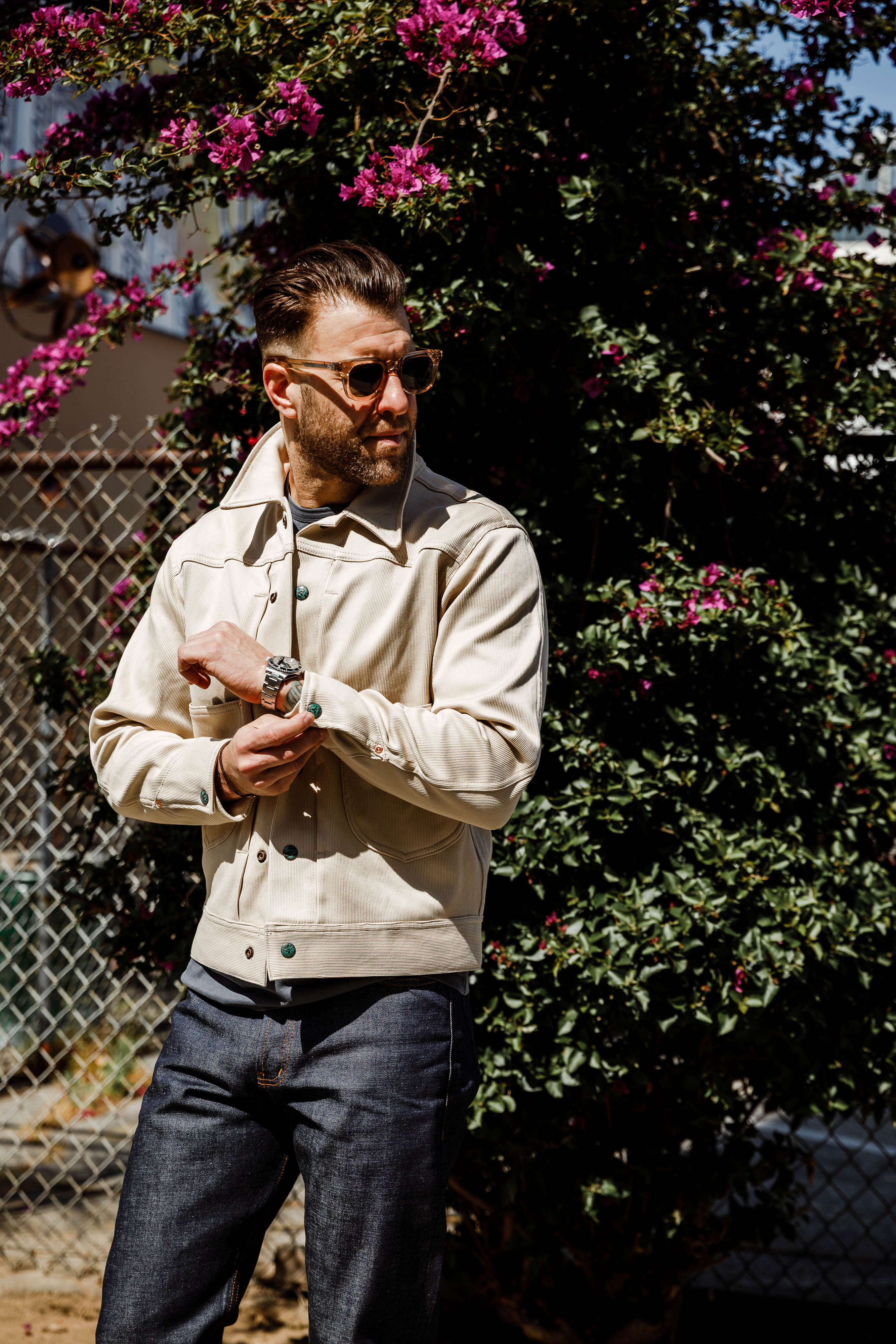 Wythe - Two Pocket Ranch Jacket - Off White