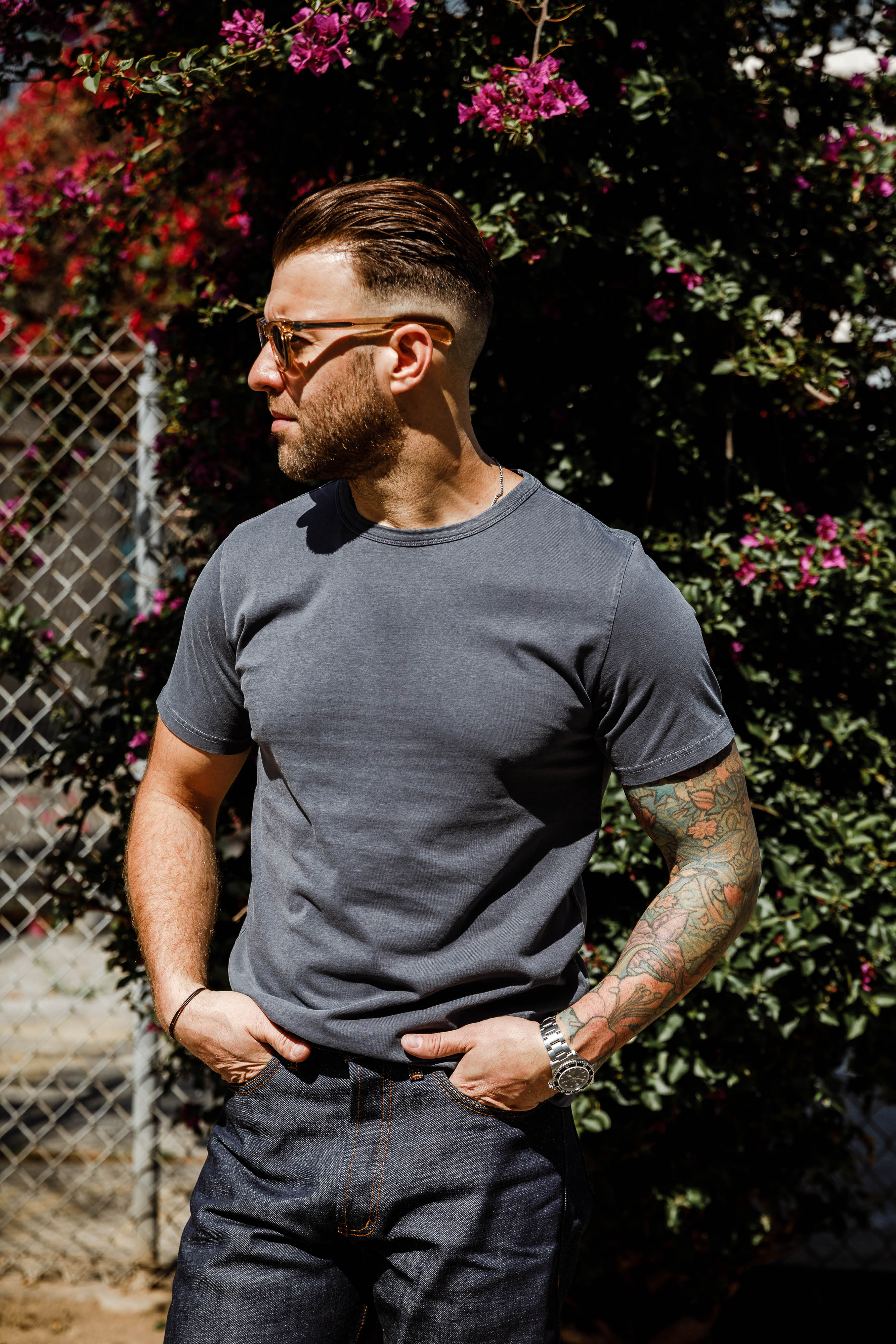 Benzak Denim Developers - BT-08 Classic Tee - Regal Blue