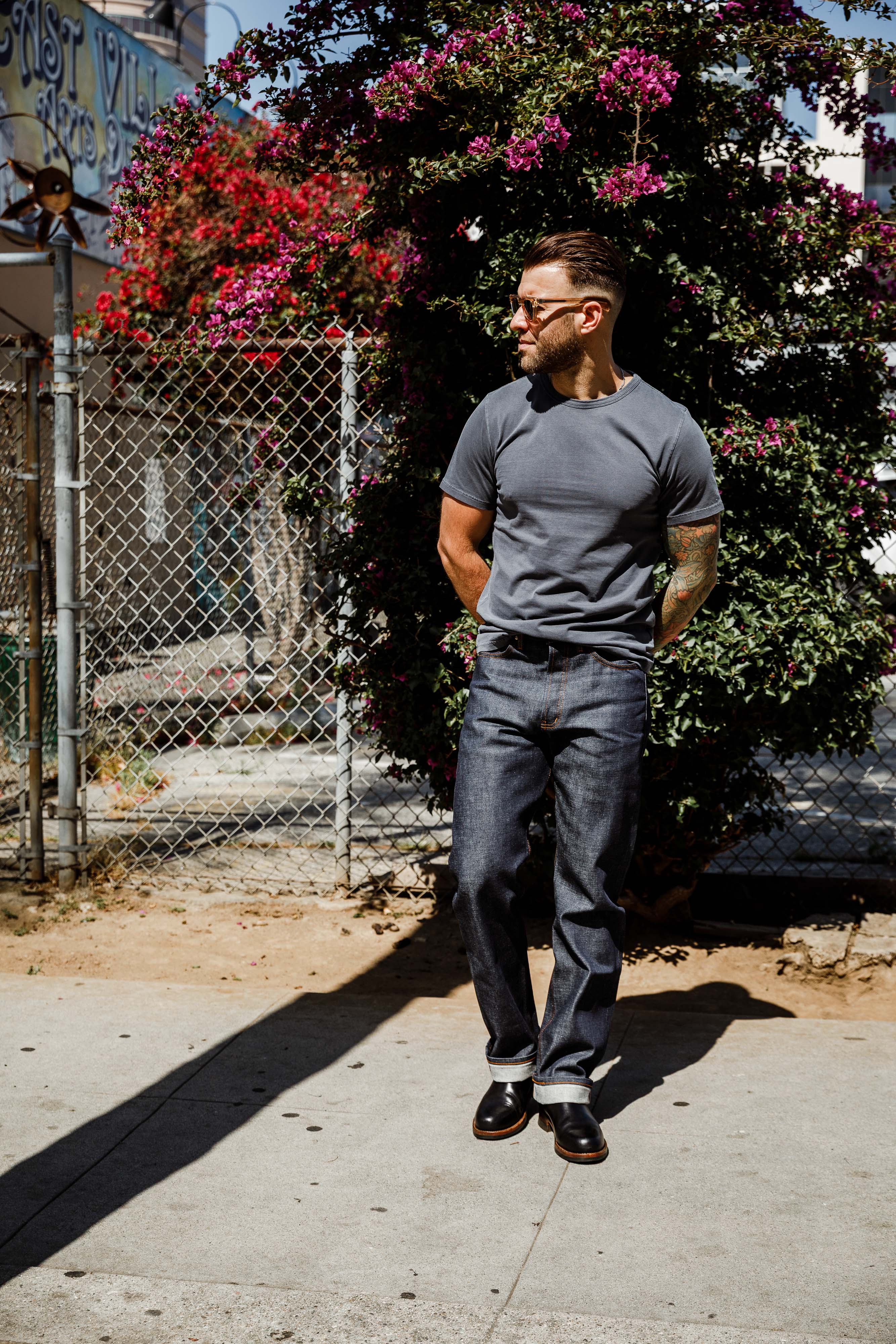 Benzak Denim Developers - BT-08 Classic Tee - Regal Blue