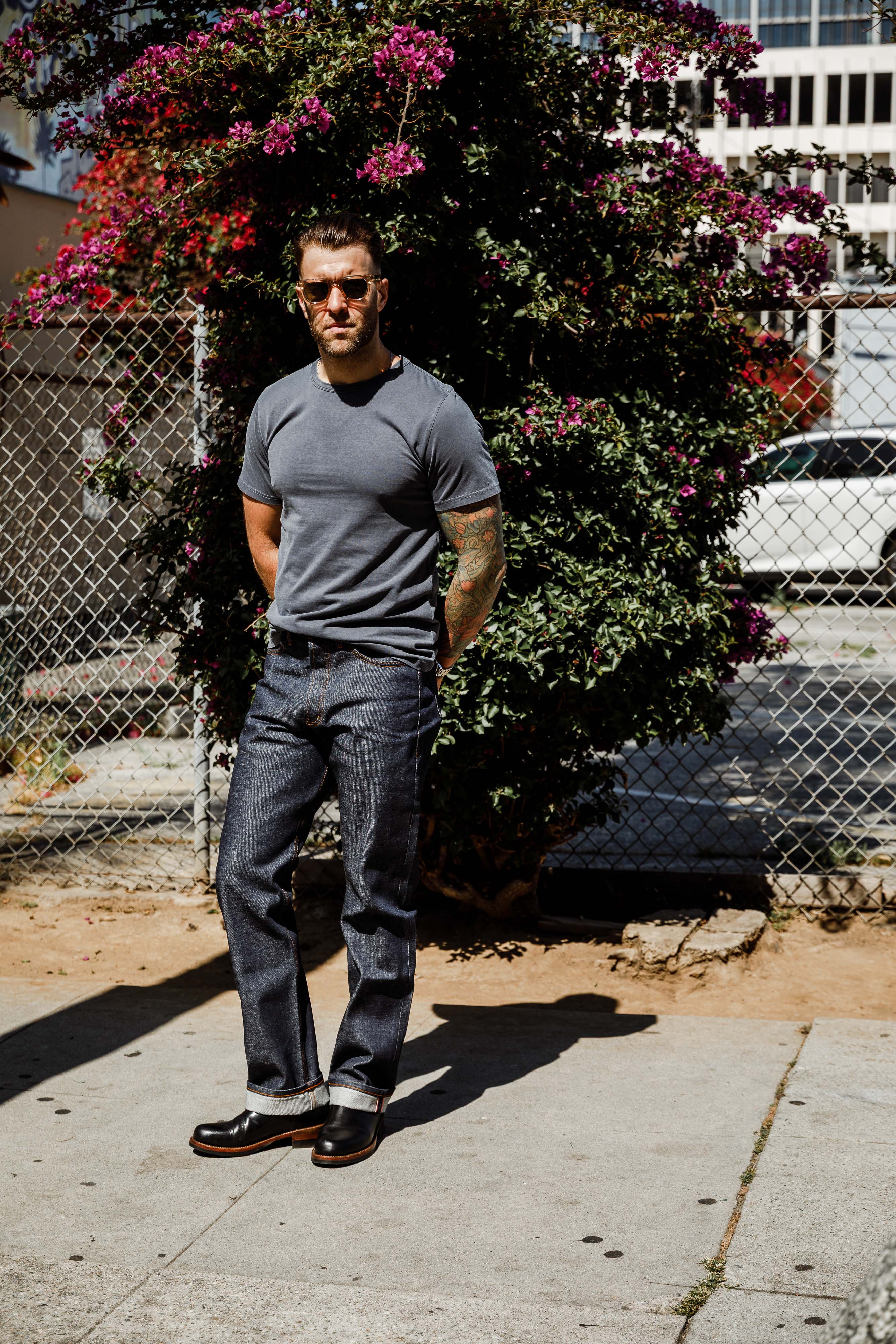 Benzak Denim Developers - BT-08 Classic Tee - Regal Blue