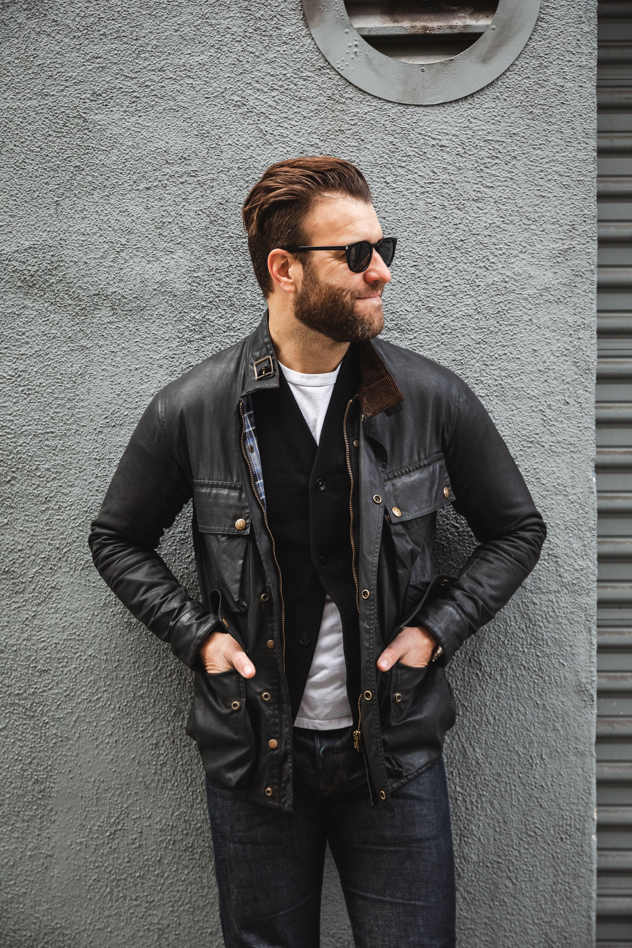 Addict Clothes - Waxed BMC Jacket - Black