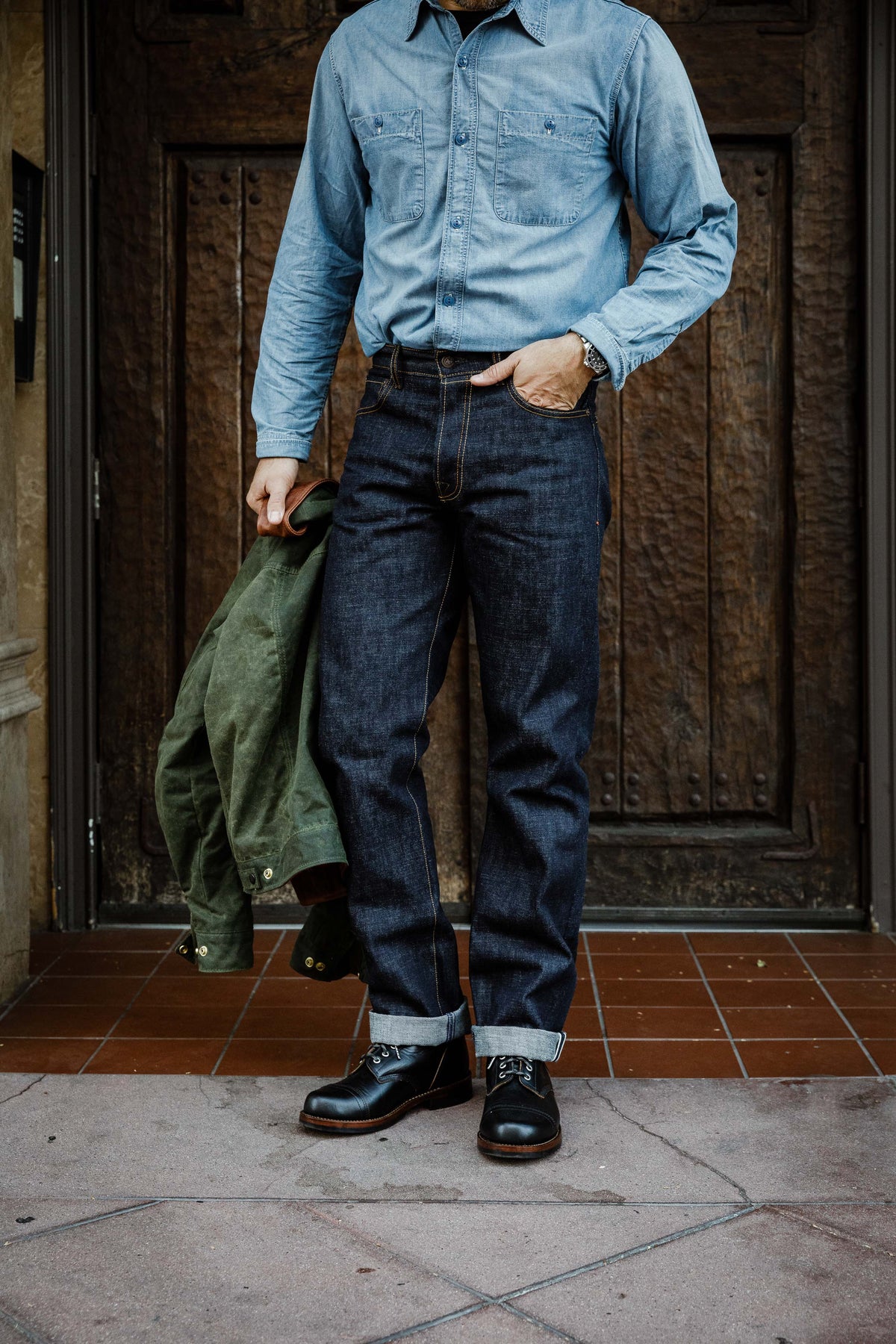 ButterScotch Boots - Bronx - Black Chromexcel - Cap Toe
