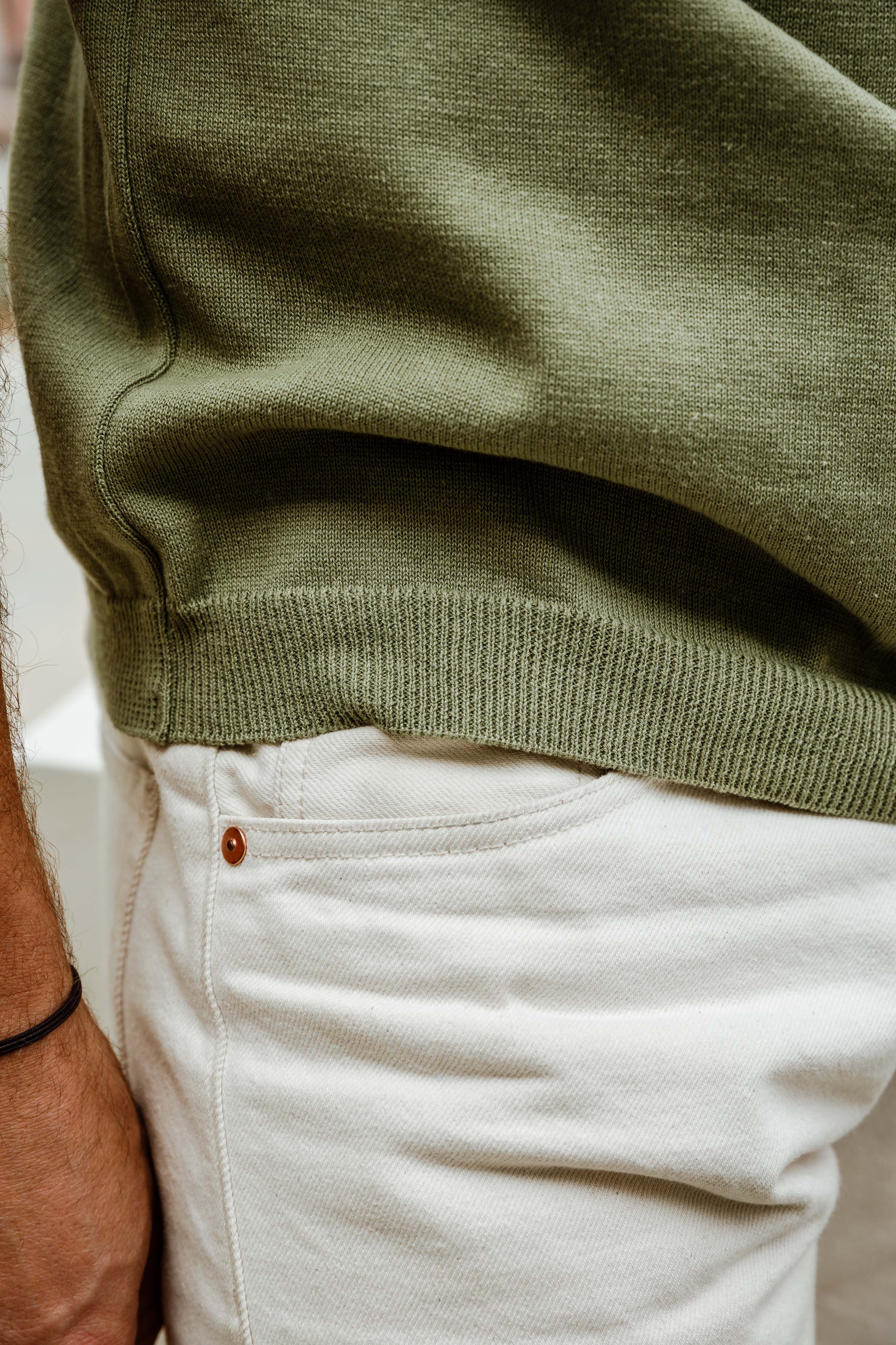 Addict Clothes - Short Sleeve Polo - Faded Green