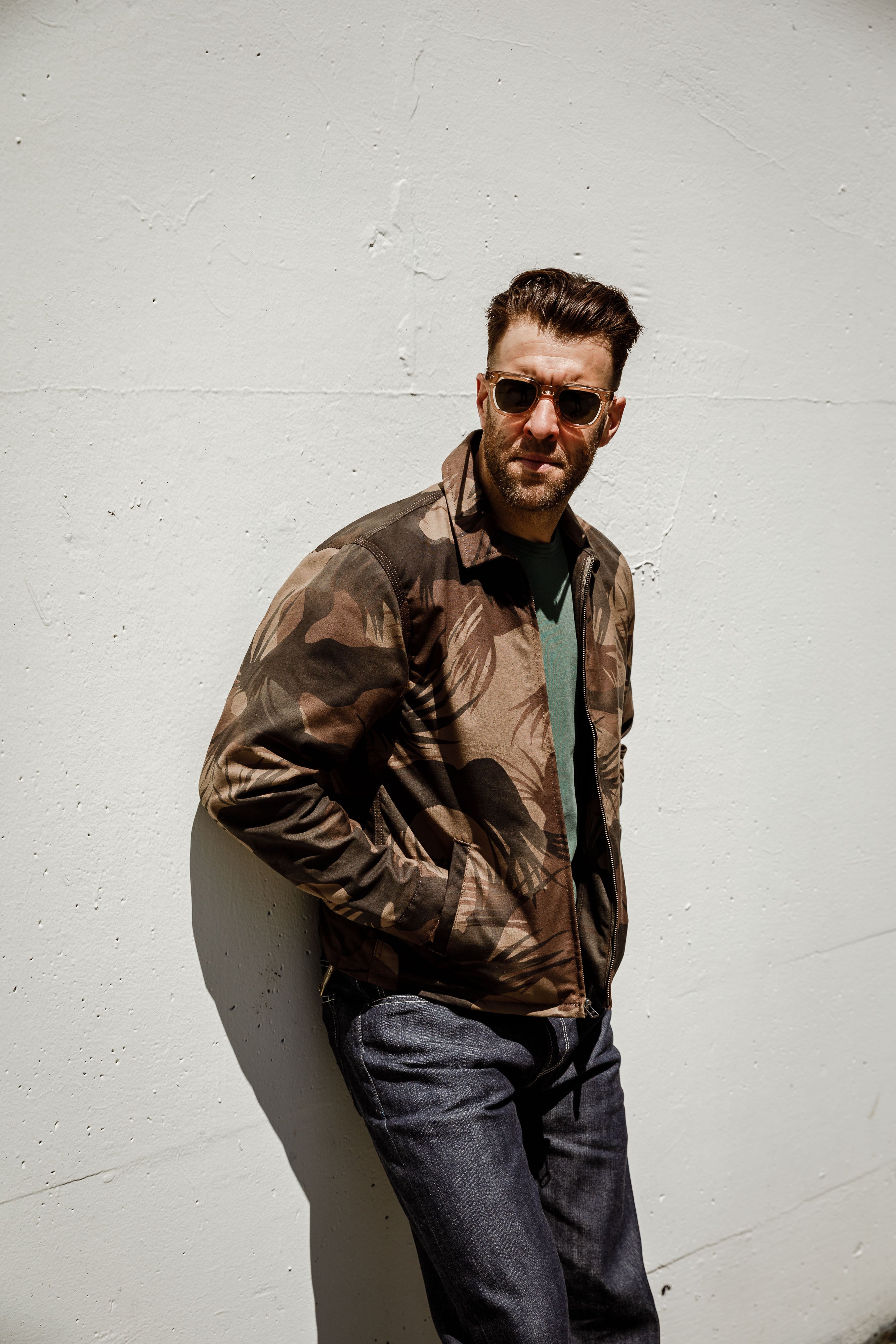 Naked & Famous - Zip Jacket - Fern Camo