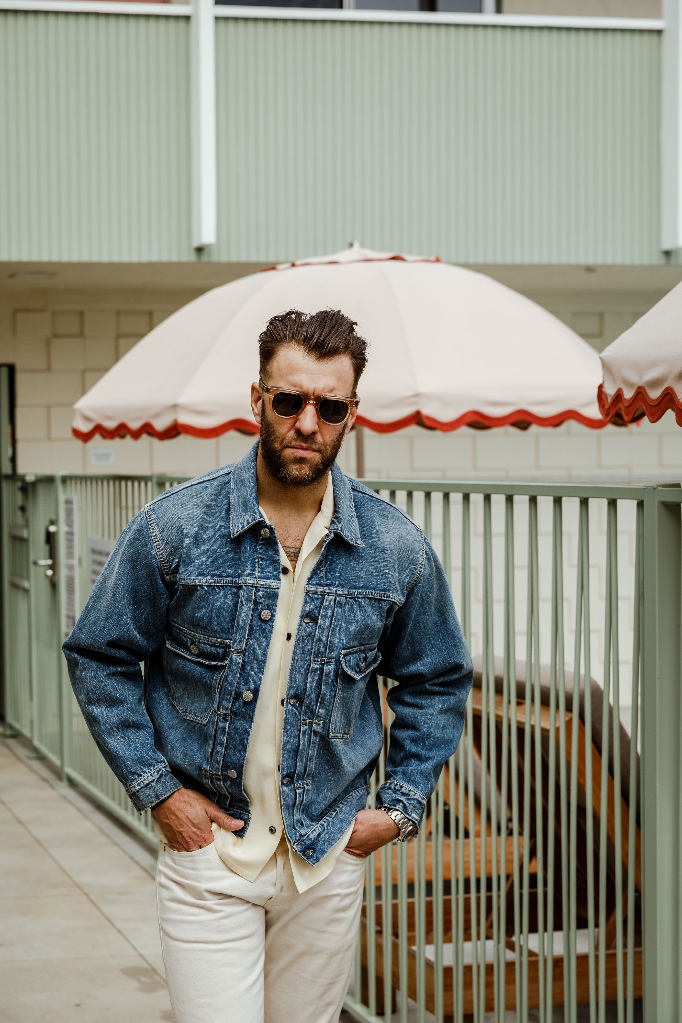 Full Count - 2102 Type 2 Denim Jacket - Dartford Washed Indigo