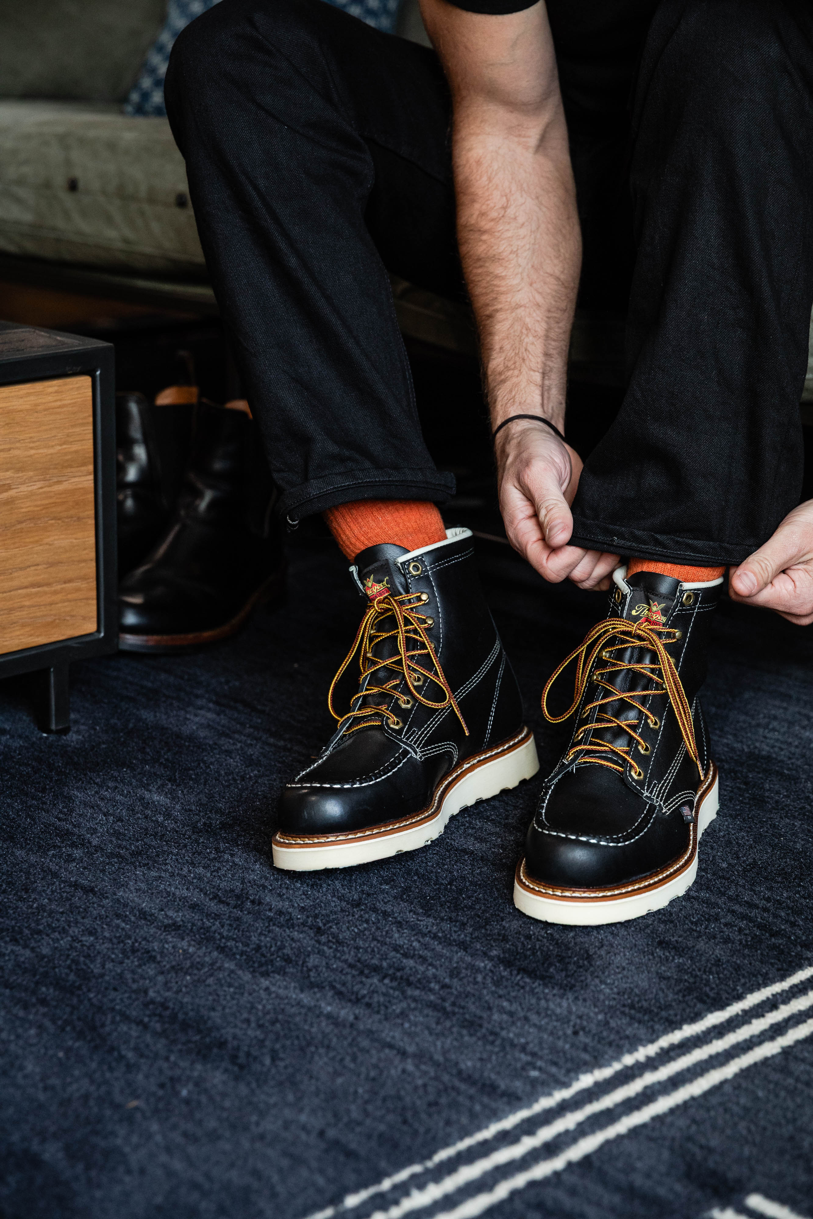 Thorogood Boots - American Heritage 6" Moc Toe - Black