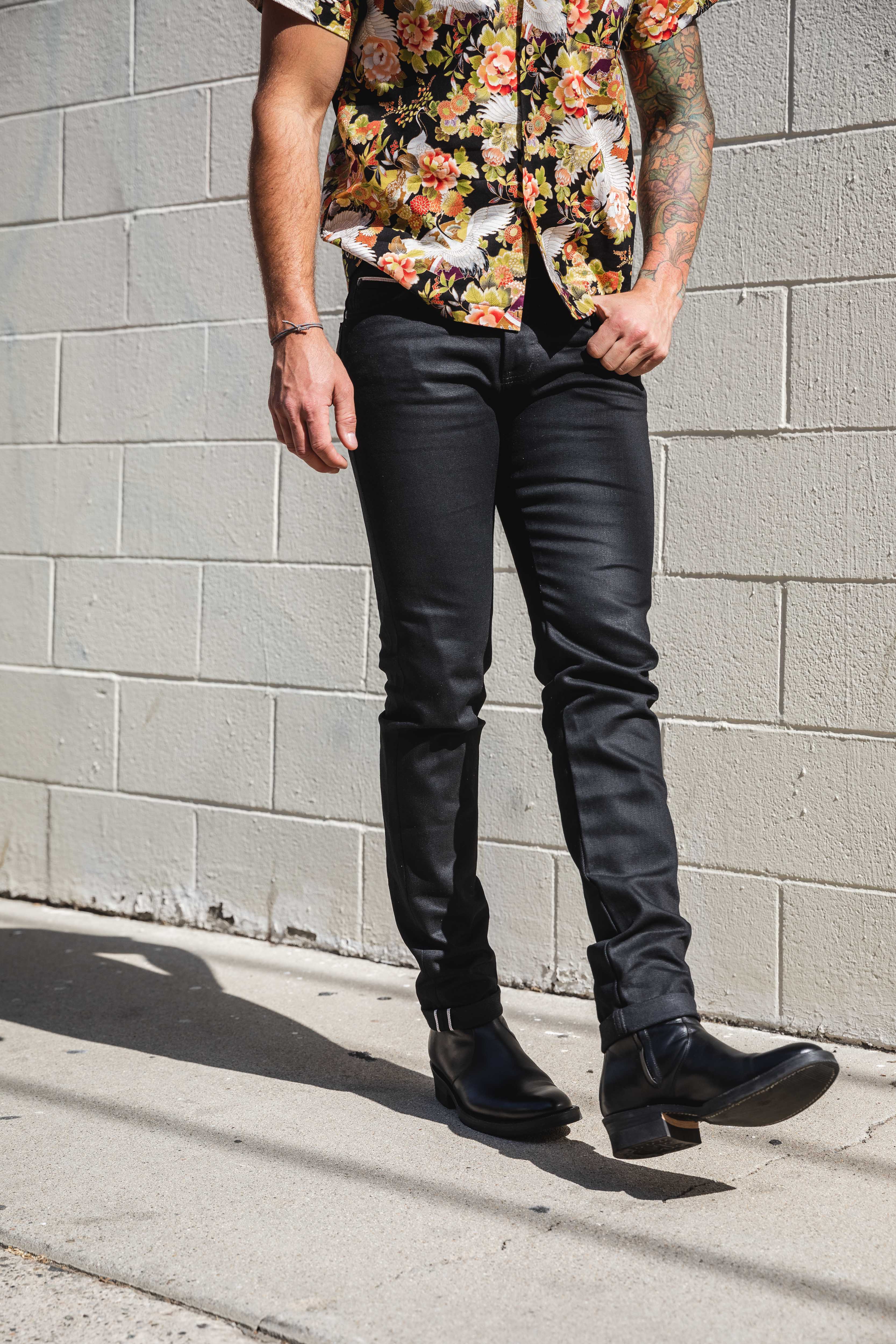 Naked & Famous - Super Guy - Black Cobra