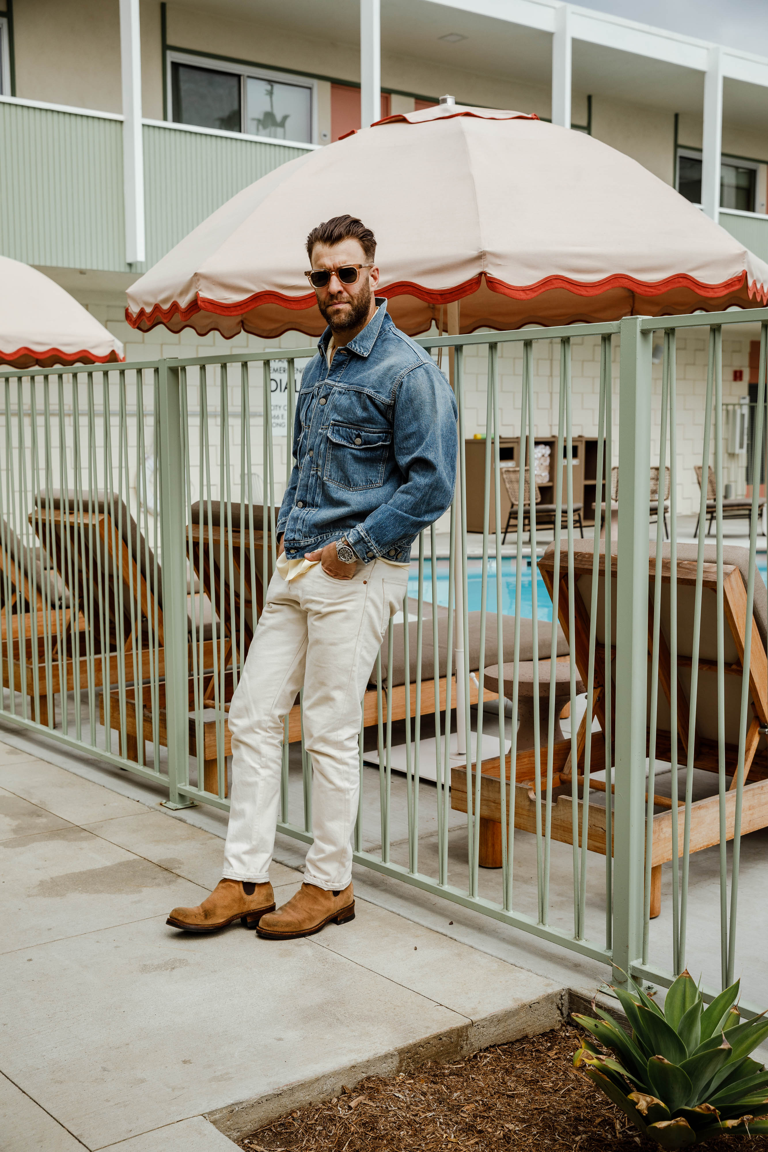 Full Count - 2102 Type 2 Denim Jacket - Dartford Washed Indigo