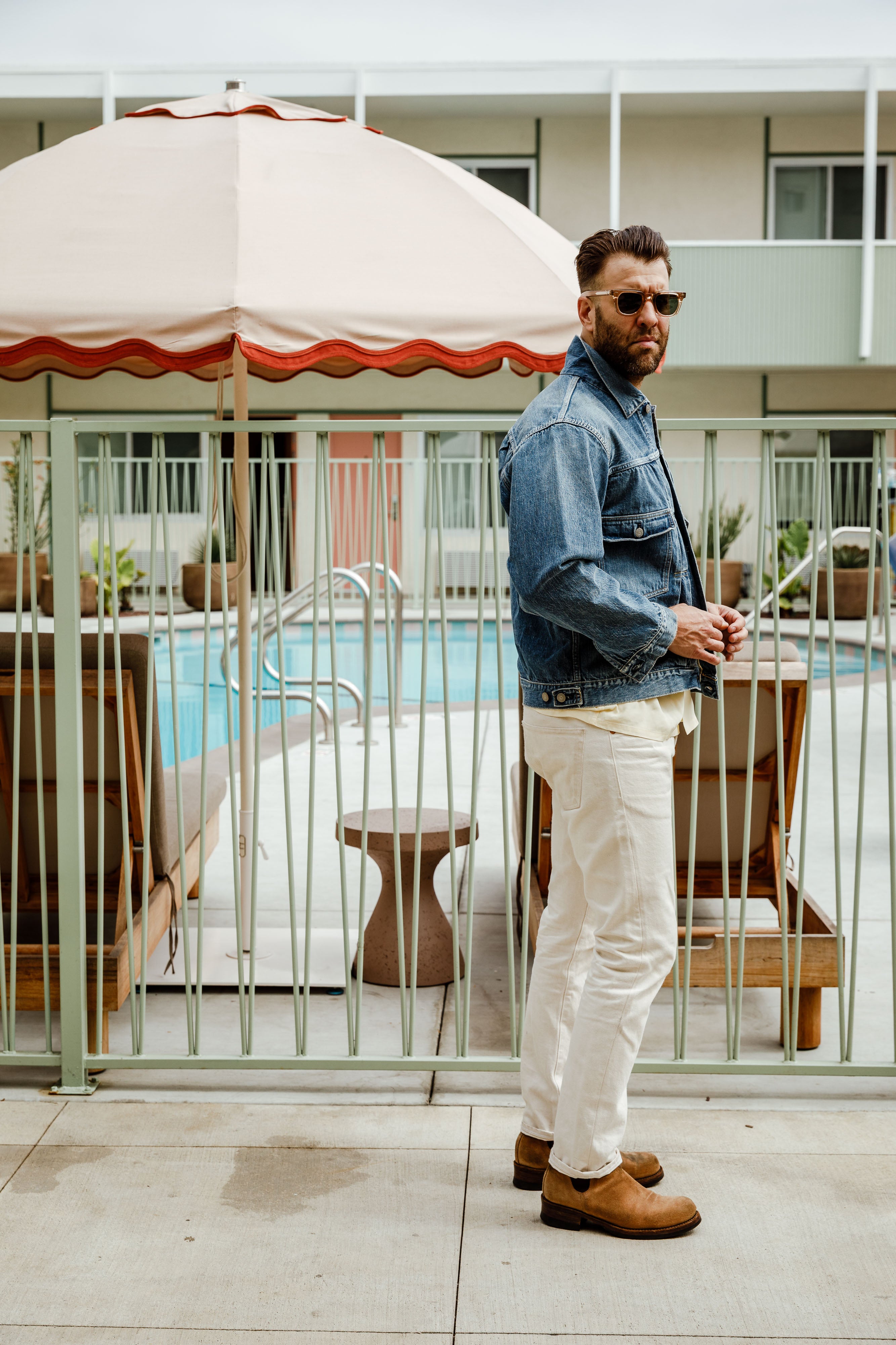 Full Count - 2102 Type 2 Denim Jacket - Dartford Washed Indigo