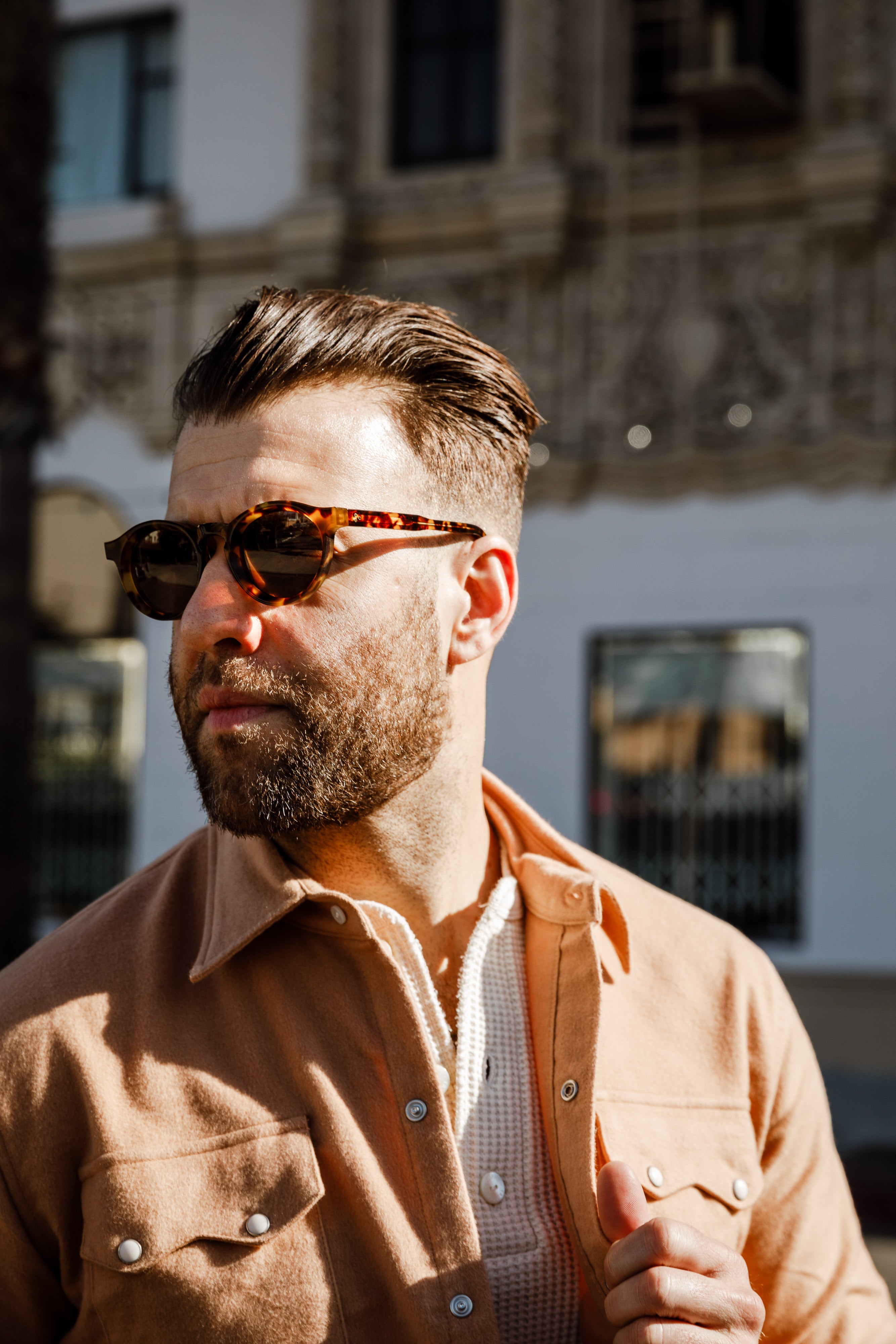 3sixteen - P3 Round - SP-01 Sunglasses - Tortoise / Brown
