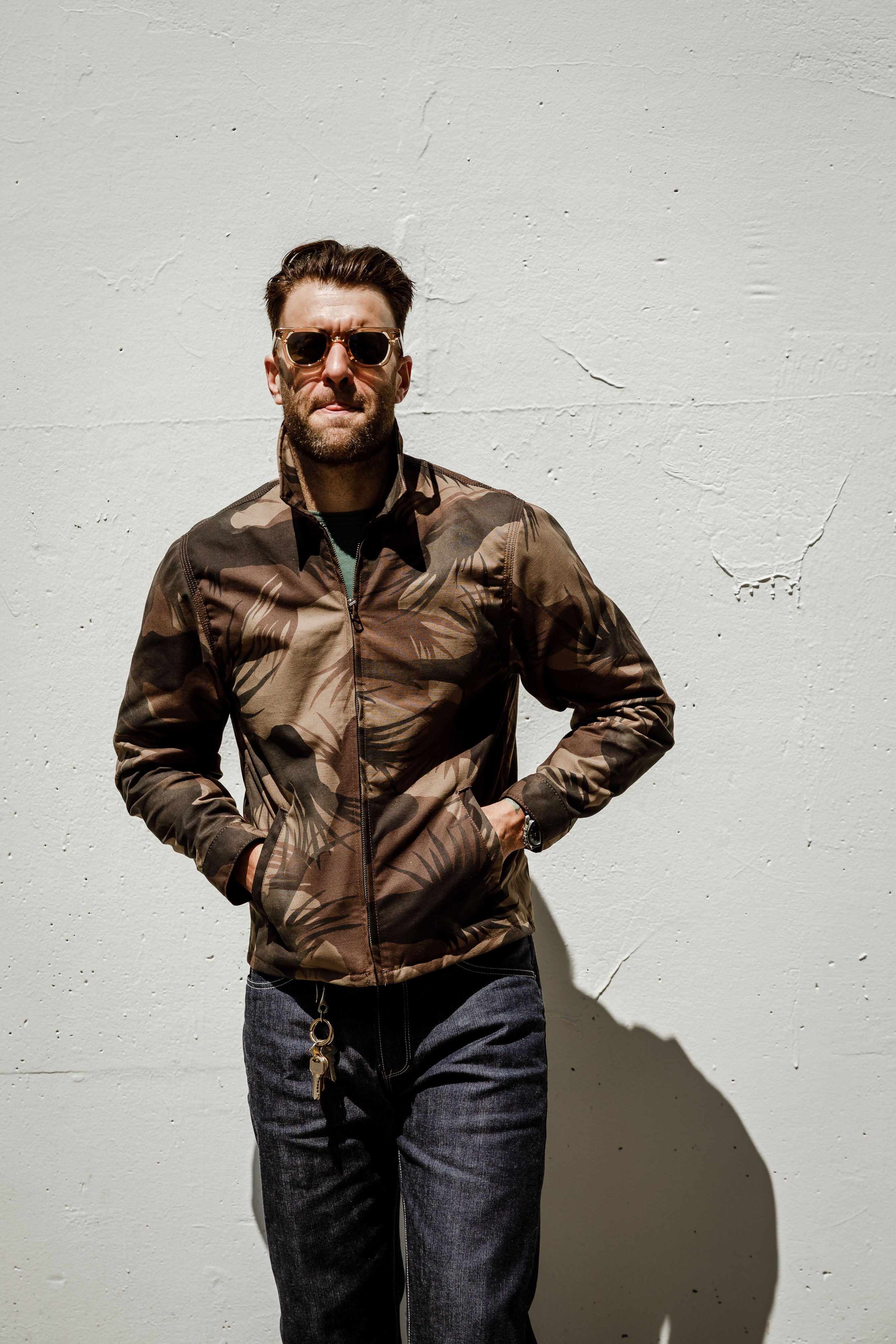 Naked & Famous - Zip Jacket - Fern Camo