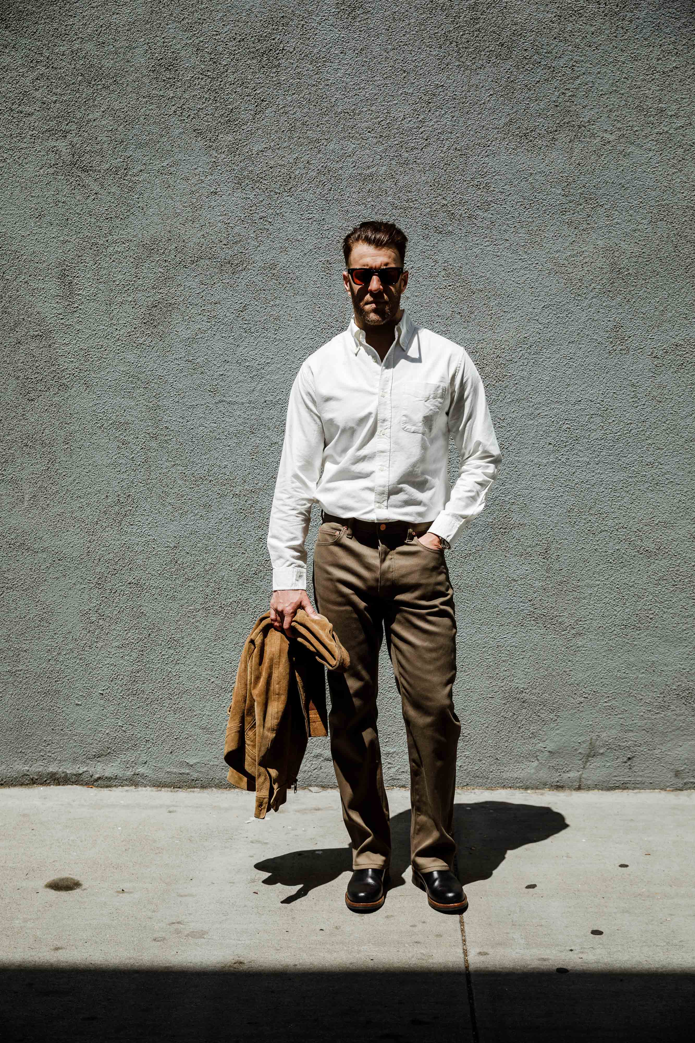 Wythe - 5 Pocket Bedford Cord - Faded Olive