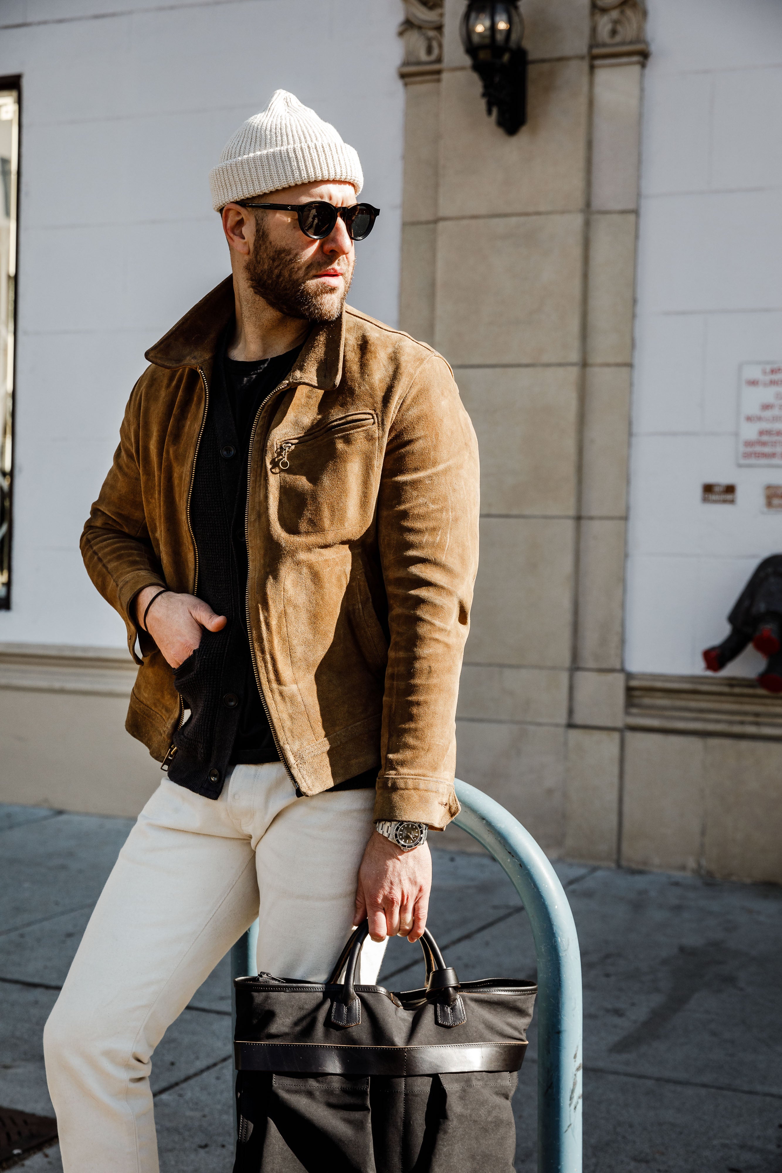 3sixteen - P3 Round - SP-01 Sunglasses - Black/Green