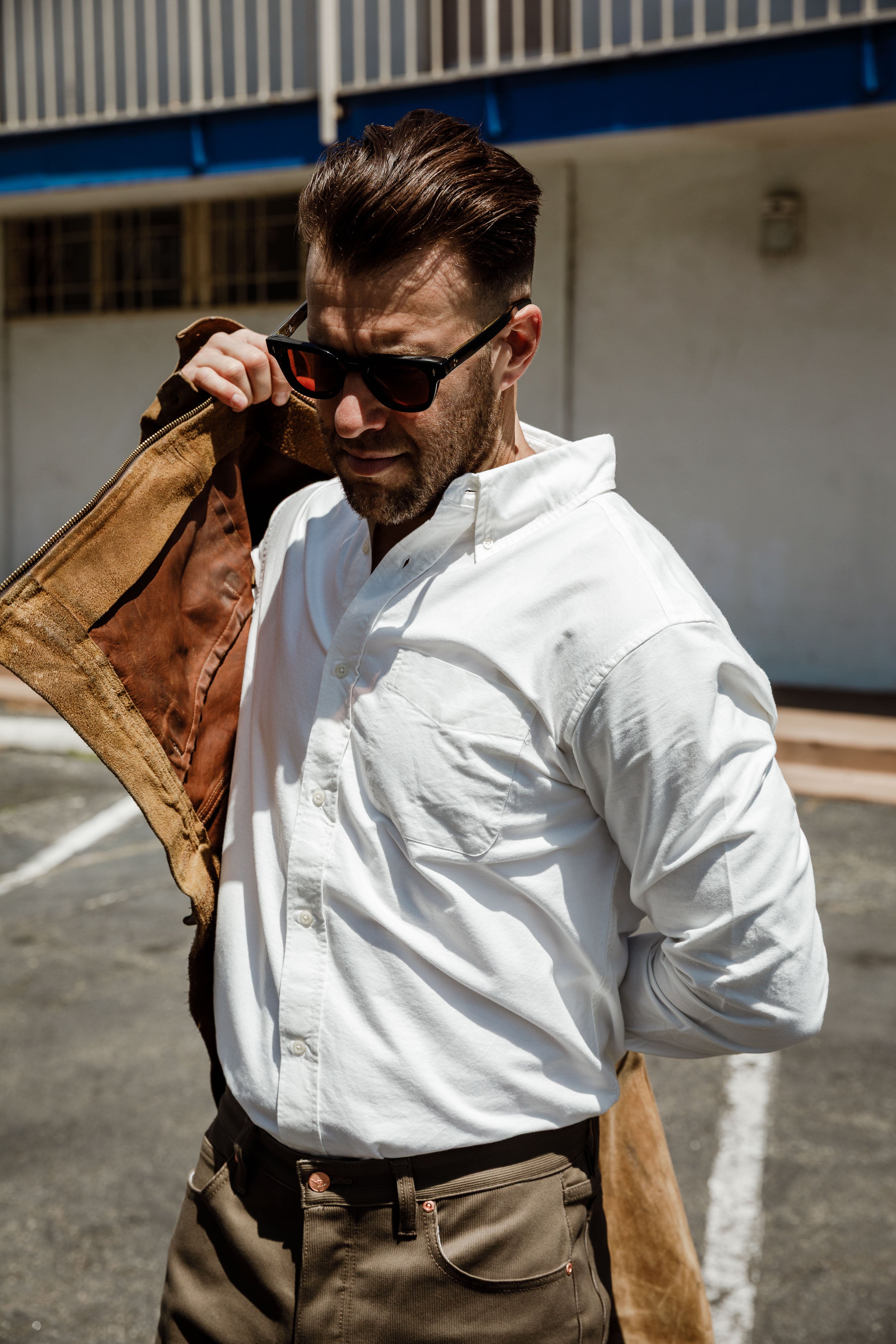 Wythe - Oxford Cloth Button Down - Classic White