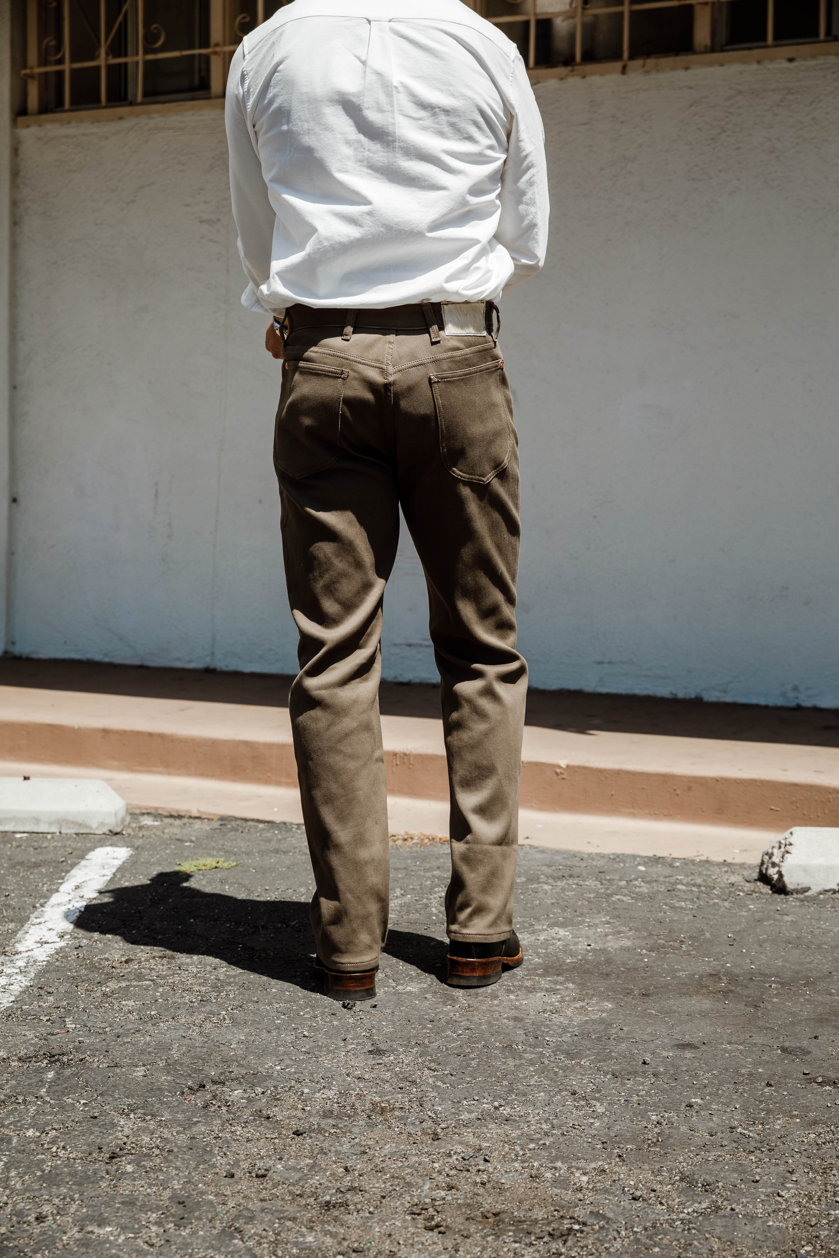 Wythe - 5 Pocket Bedford Cord - Faded Olive