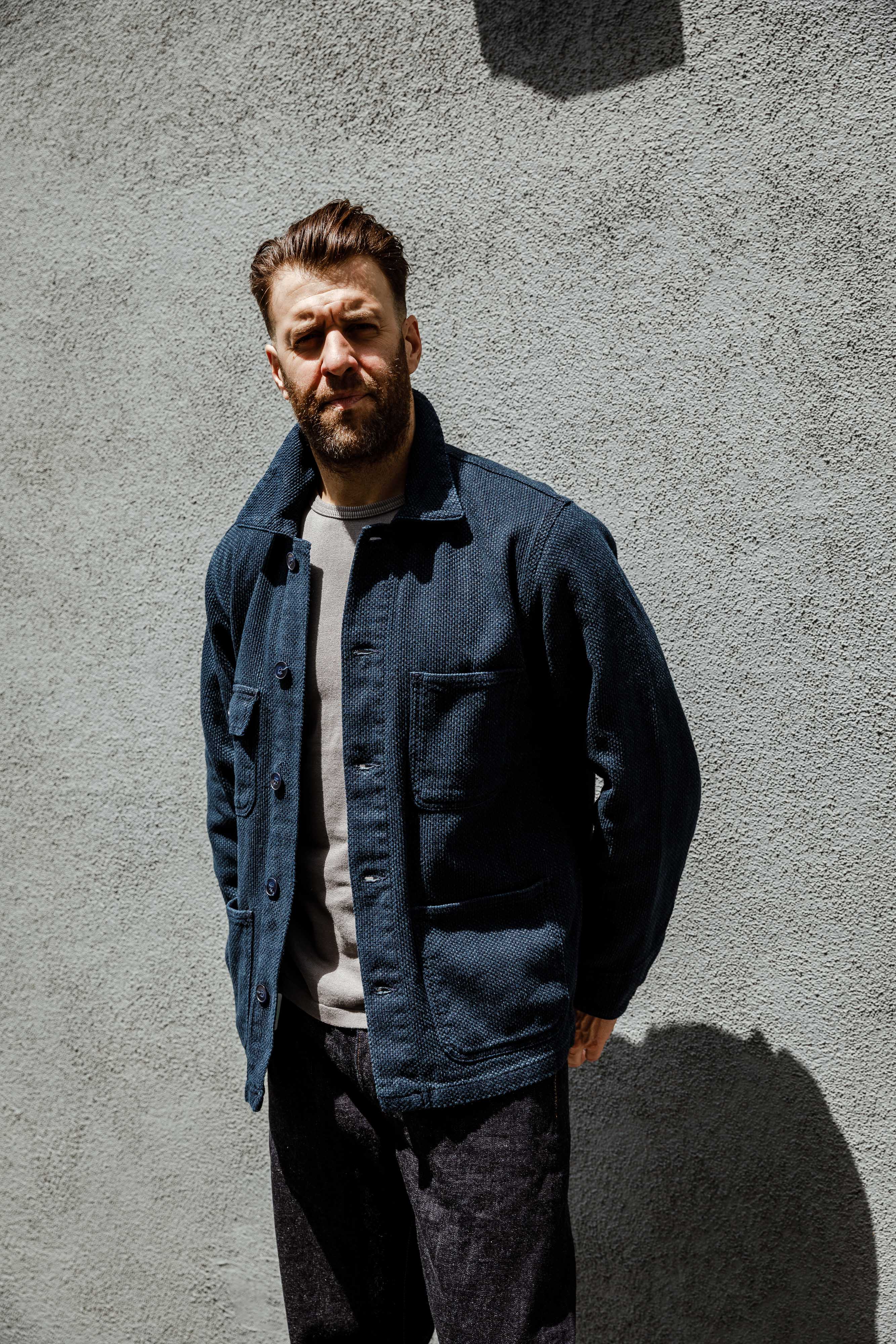 Naked & Famous - Chore Coat - 12.5oz Indigo Sashiko