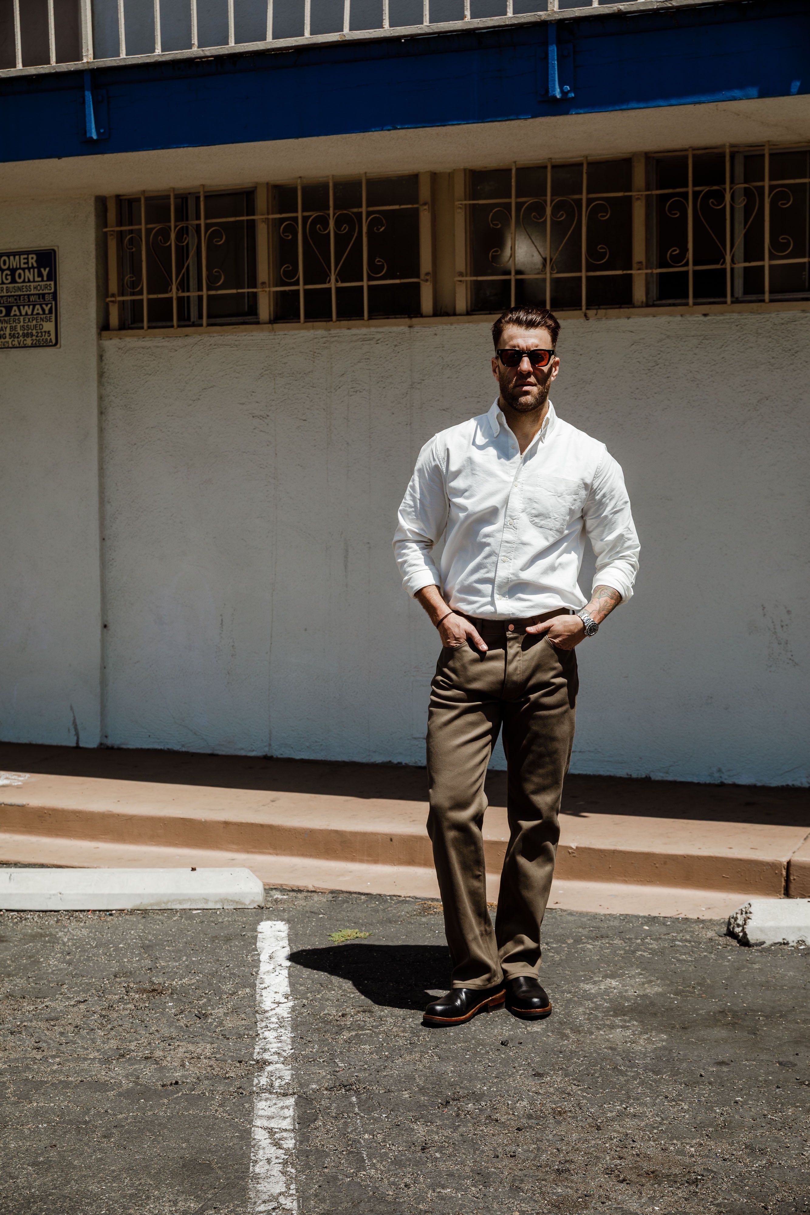 Wythe - Oxford Cloth Button Down - Classic White
