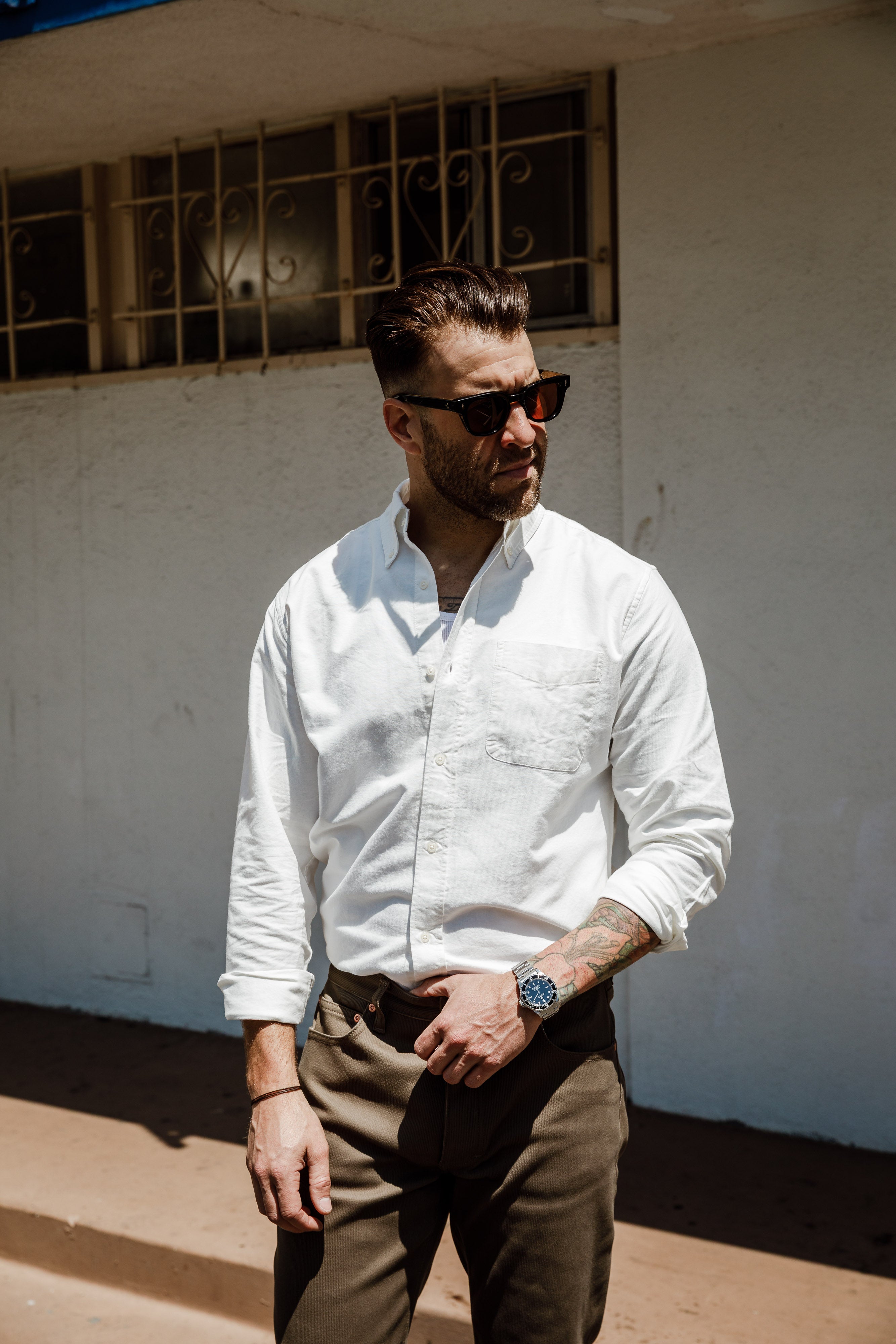 Wythe - Oxford Cloth Button Down - Classic White