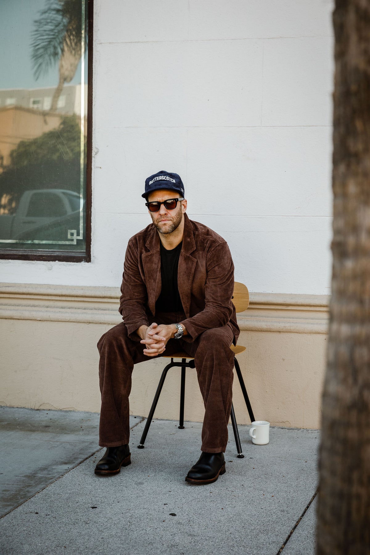 3sixteen - Work Blazer - Brown Corduroy