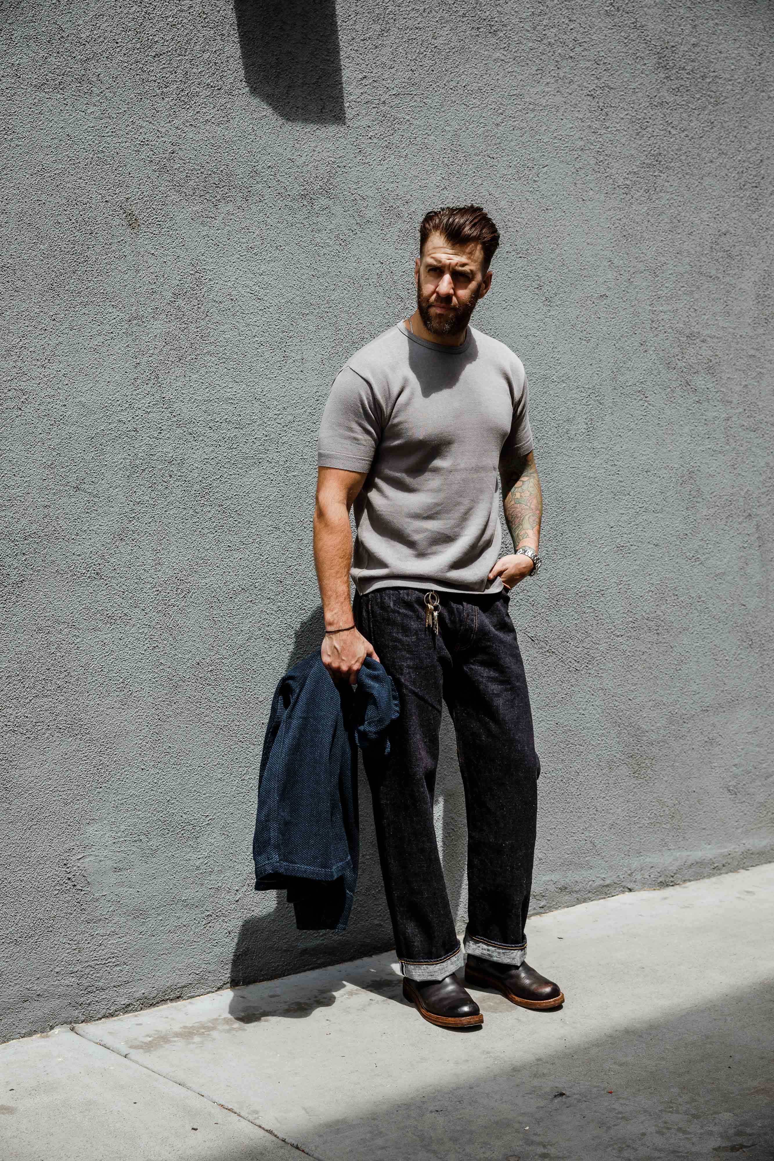 Addict Clothes - Knit Tee - Grey