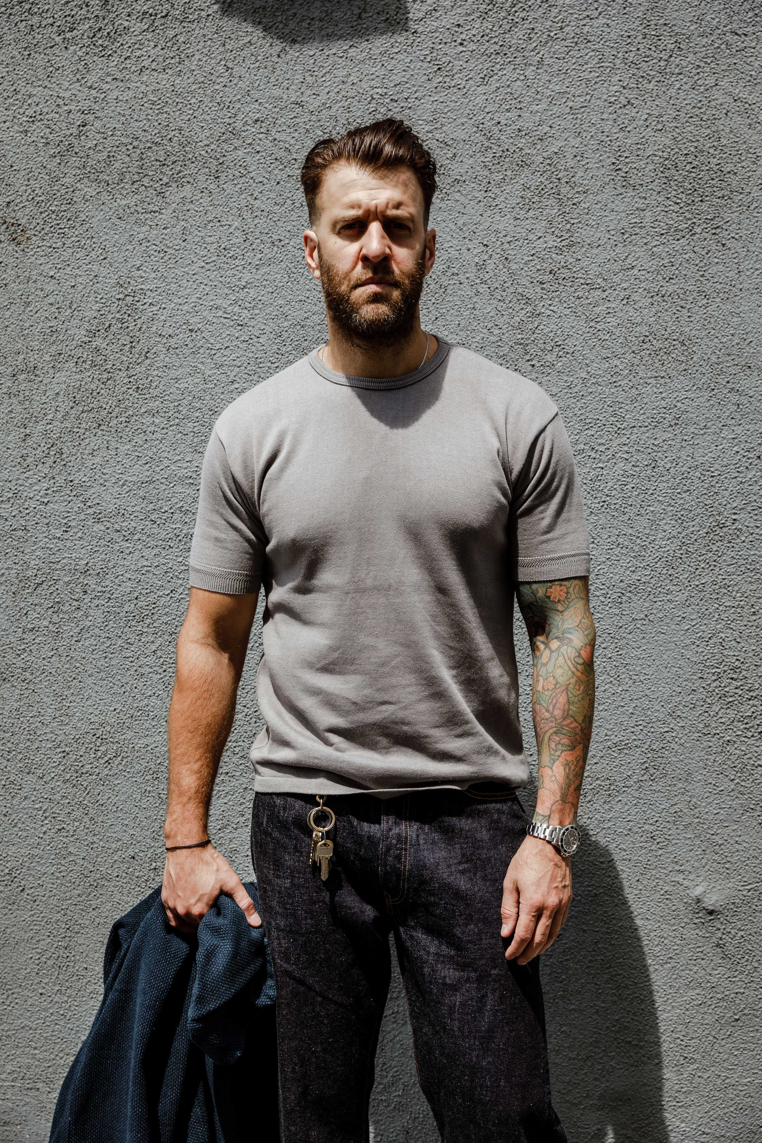 Addict Clothes - Knit Tee - Grey