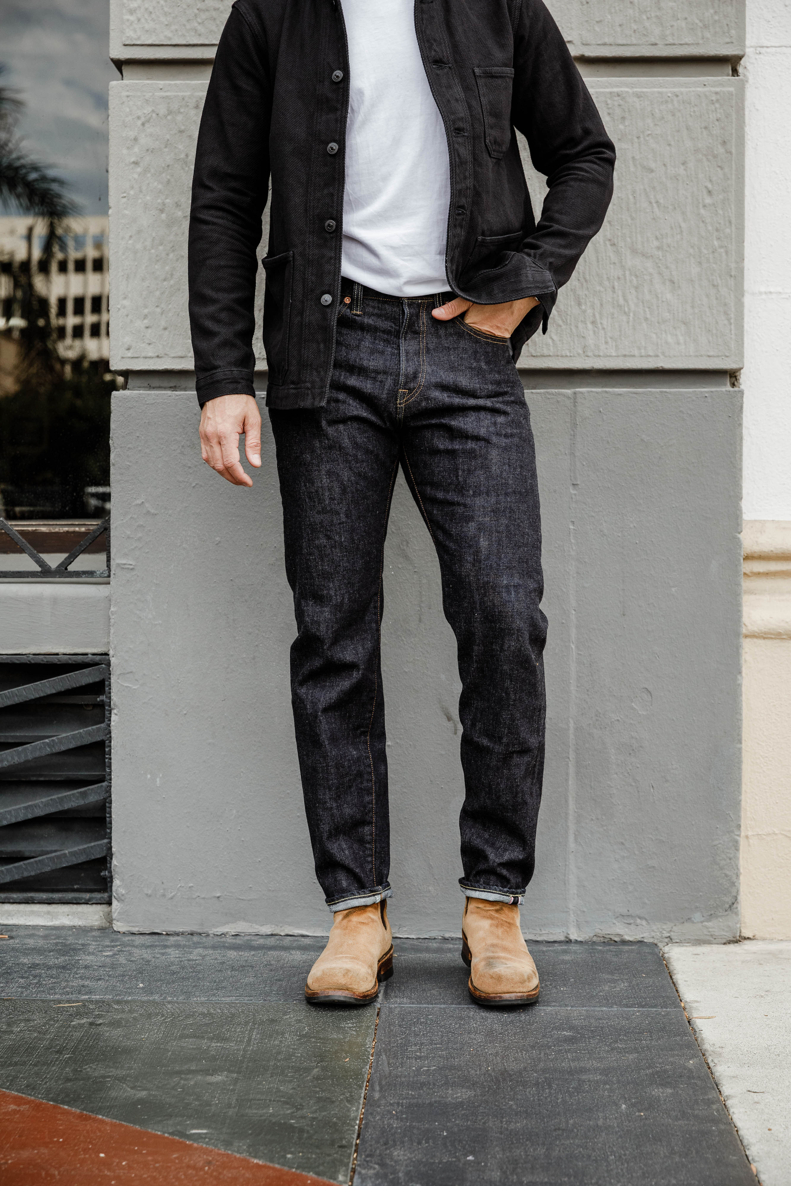Momotaro - MMJB0201 "Classic" 15.7oz Indigo Selvedge Denim - Tapered Fit