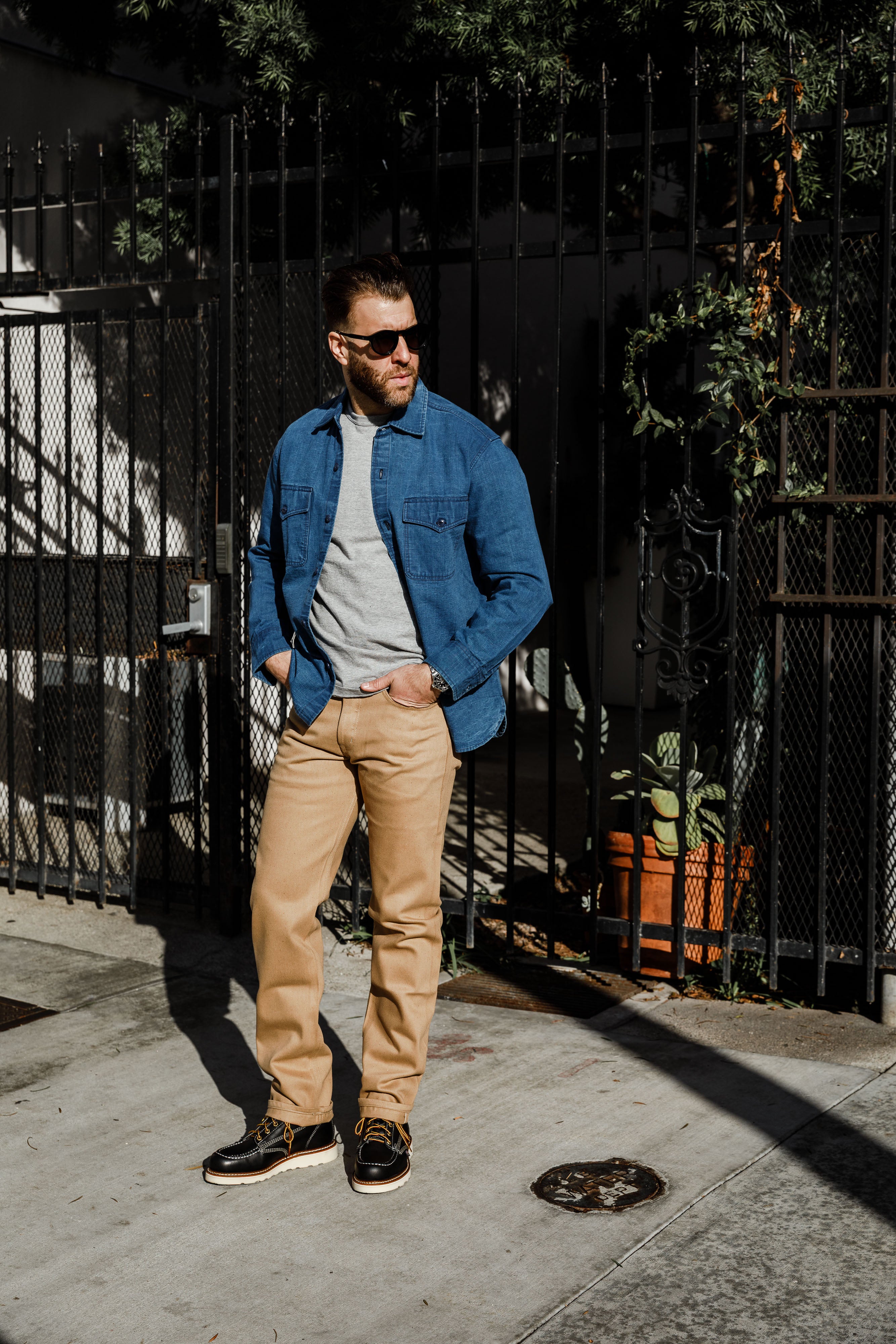 Naked & Famous - Weird Guy - 13oz Brown Fox Selvedge