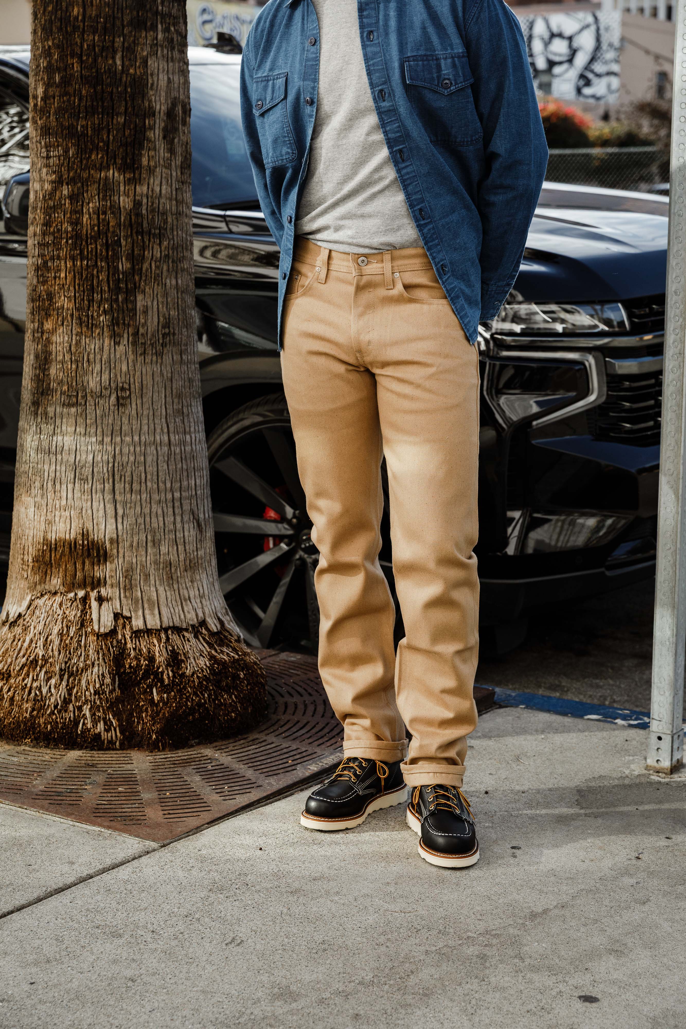 Naked & Famous - Weird Guy - 13oz Brown Fox Selvedge