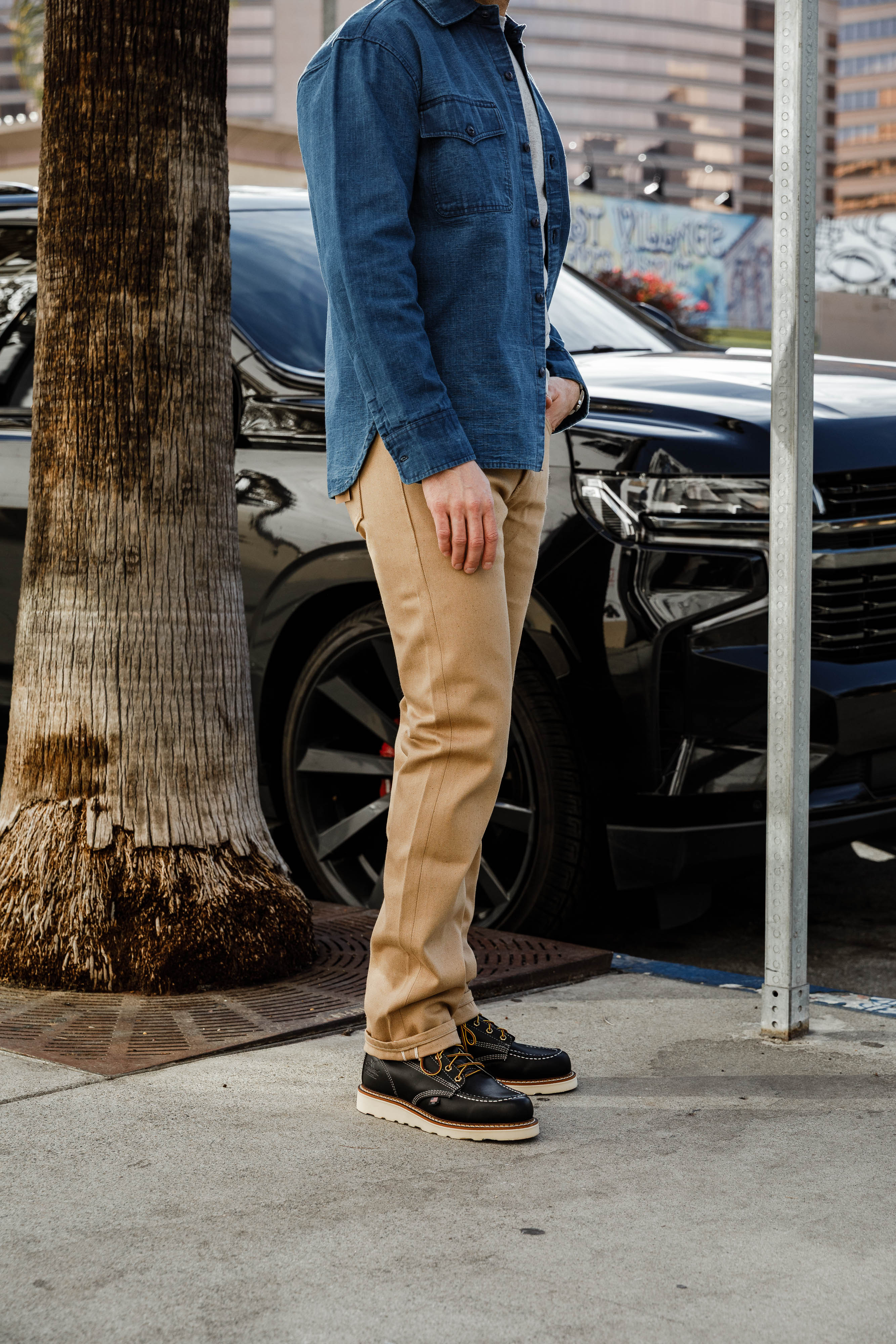 Naked & Famous - Weird Guy - 13oz Brown Fox Selvedge