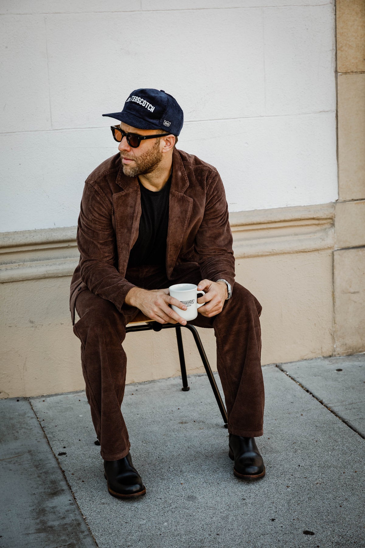 3sixteen - Work Blazer - Brown Corduroy