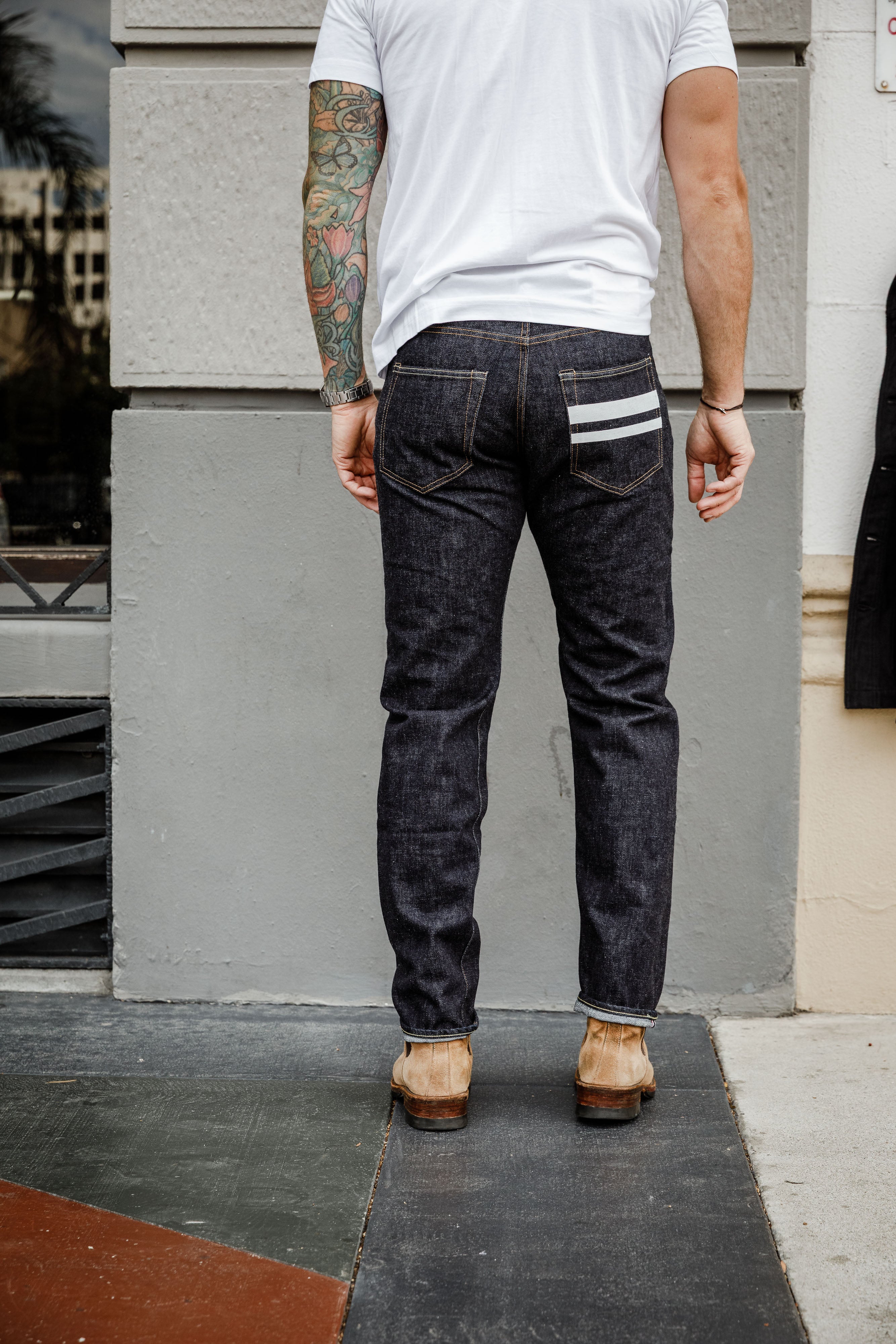 Momotaro - MMJB0201 "Classic" 15.7oz Indigo Selvedge Denim - Tapered Fit