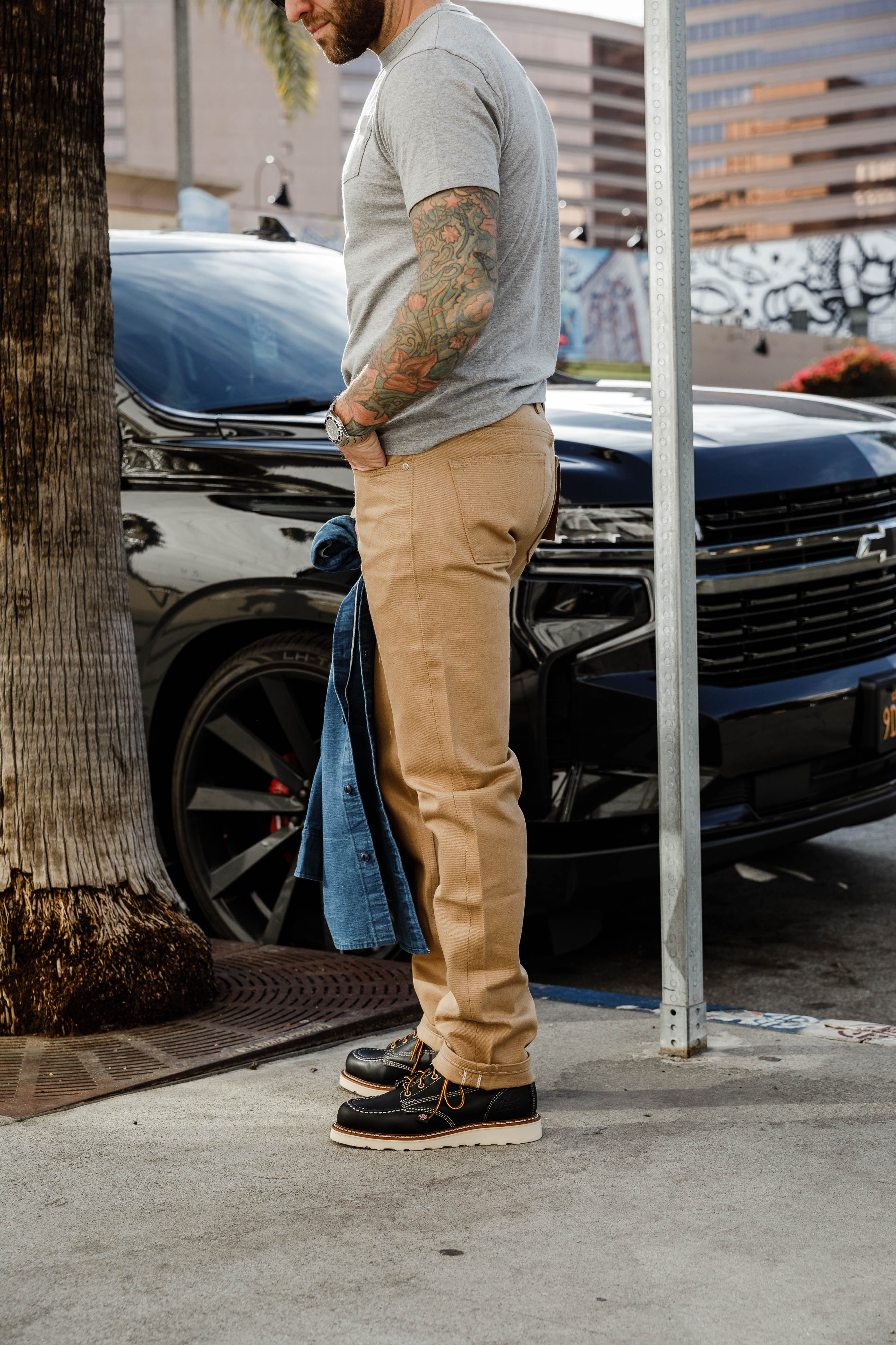 Naked & Famous - Weird Guy - 13oz Brown Fox Selvedge