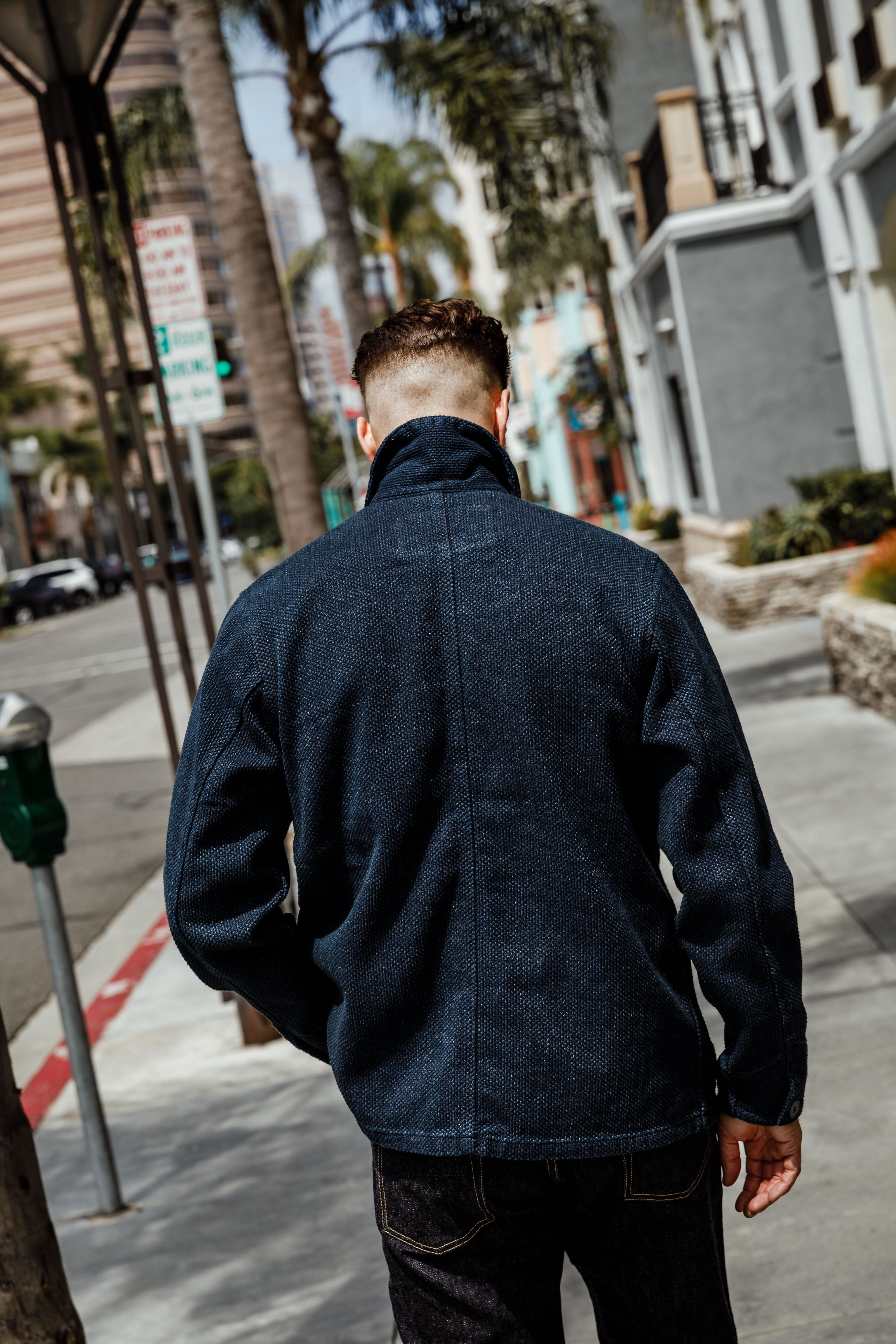 Naked & Famous - Chore Coat - 12.5oz Indigo Sashiko
