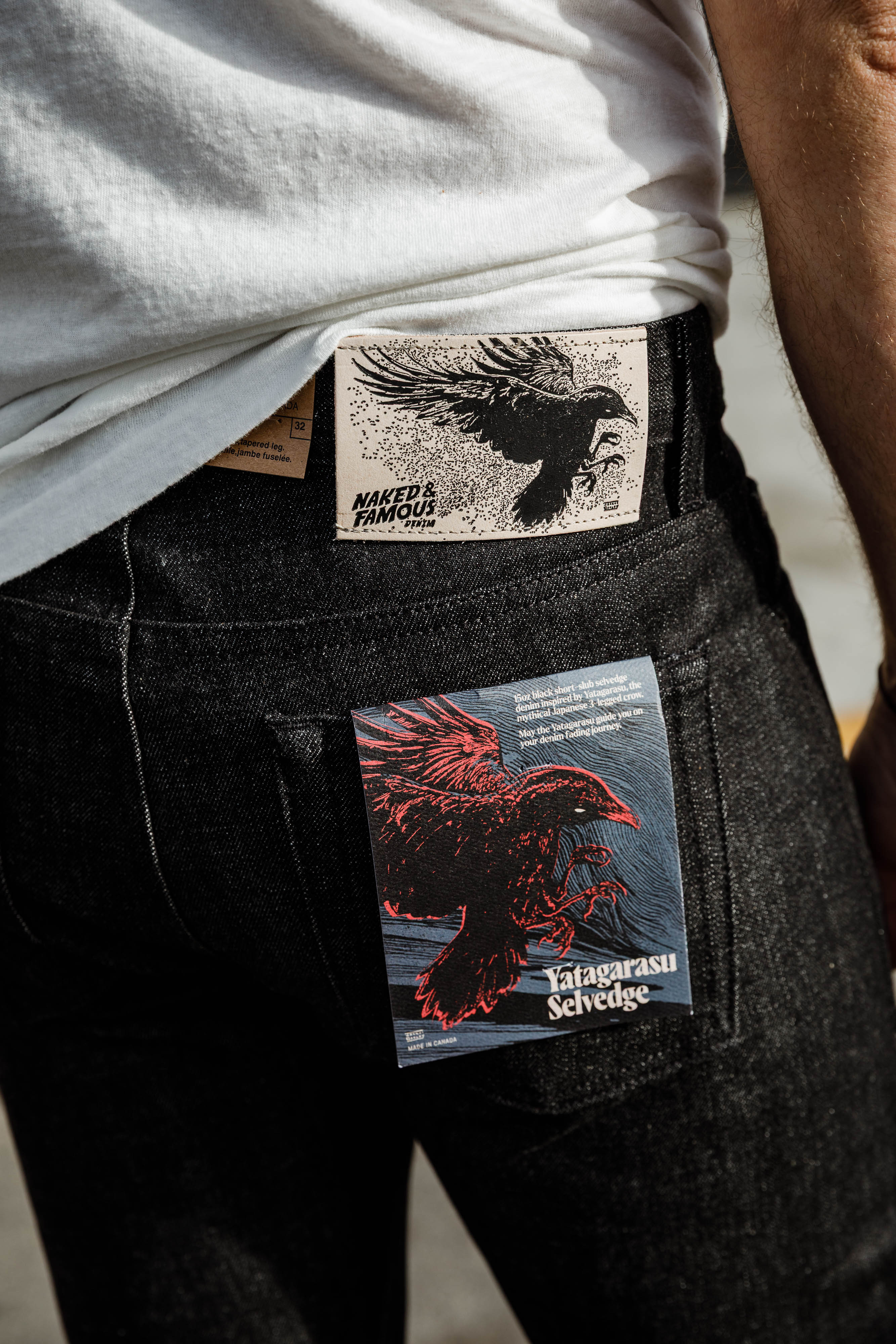 Naked & Famous - Weird Guy - 15oz Yatagarasu Selvedge - Black