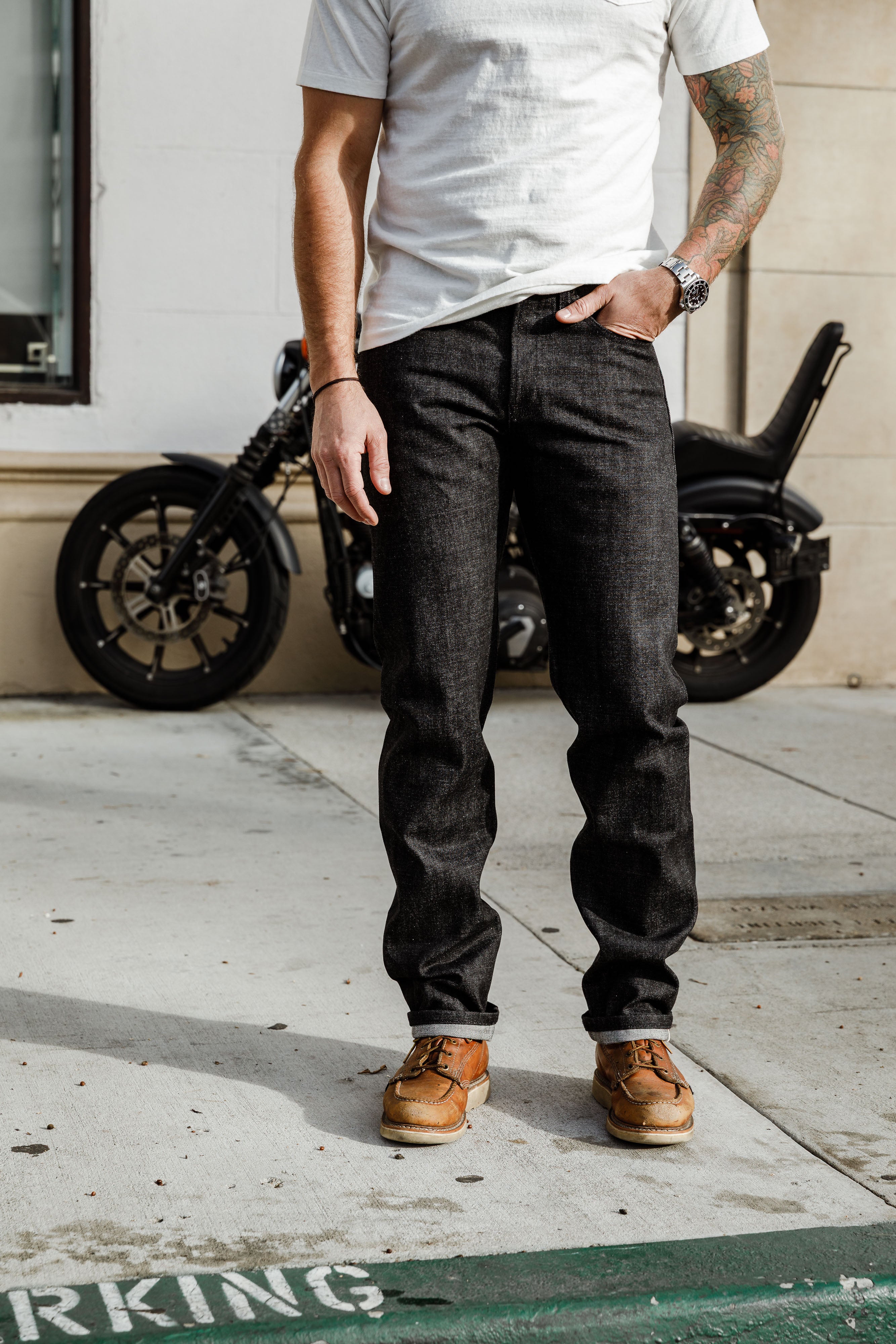 Naked & Famous - Weird Guy - 15oz Yatagarasu Selvedge - Black