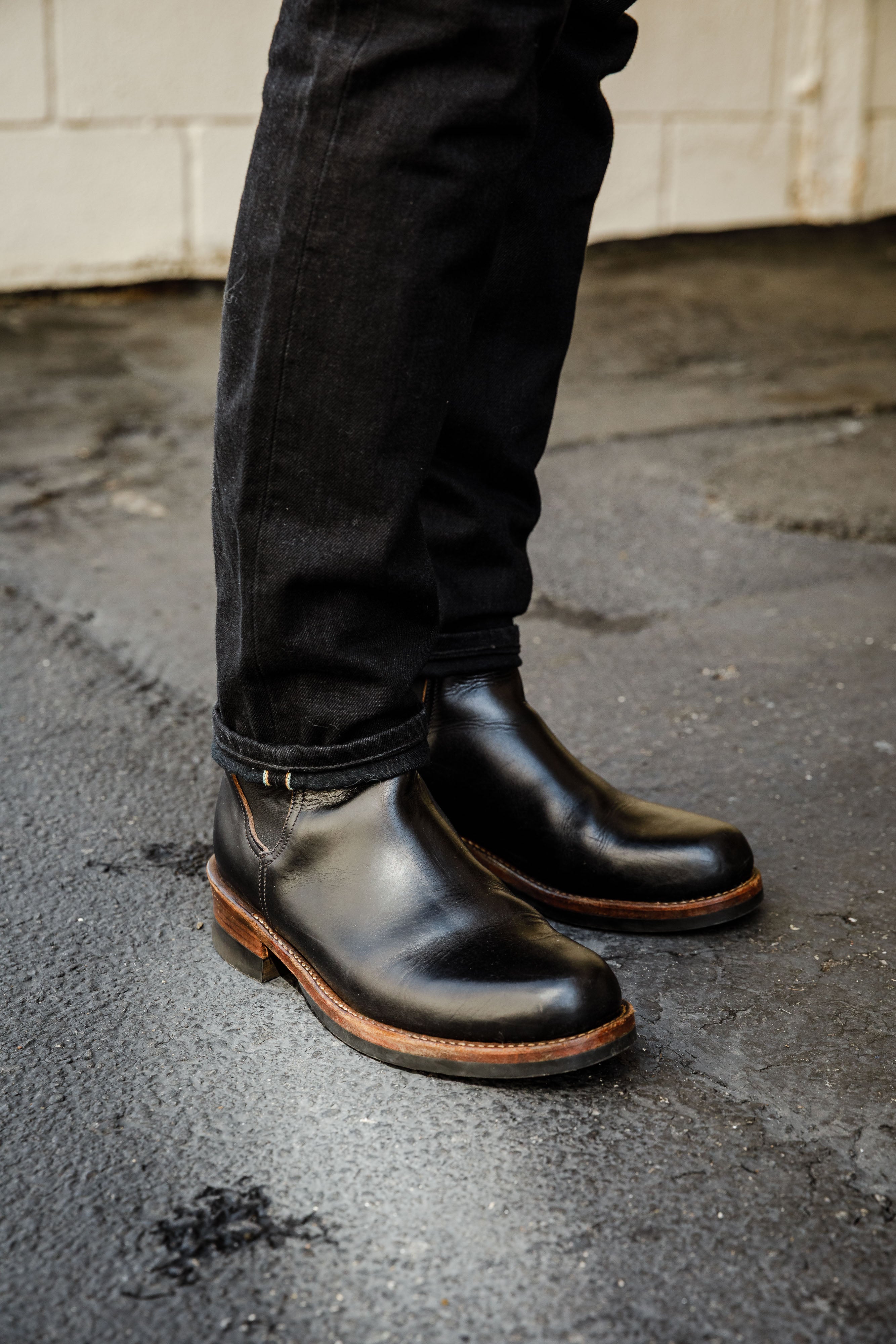 ButterScotch Boots - Clubman Chelsea - Black Chromexcel