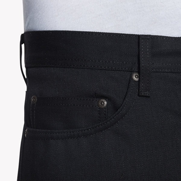Naked & Famous - Weird Guy - Solid Black Selvedge