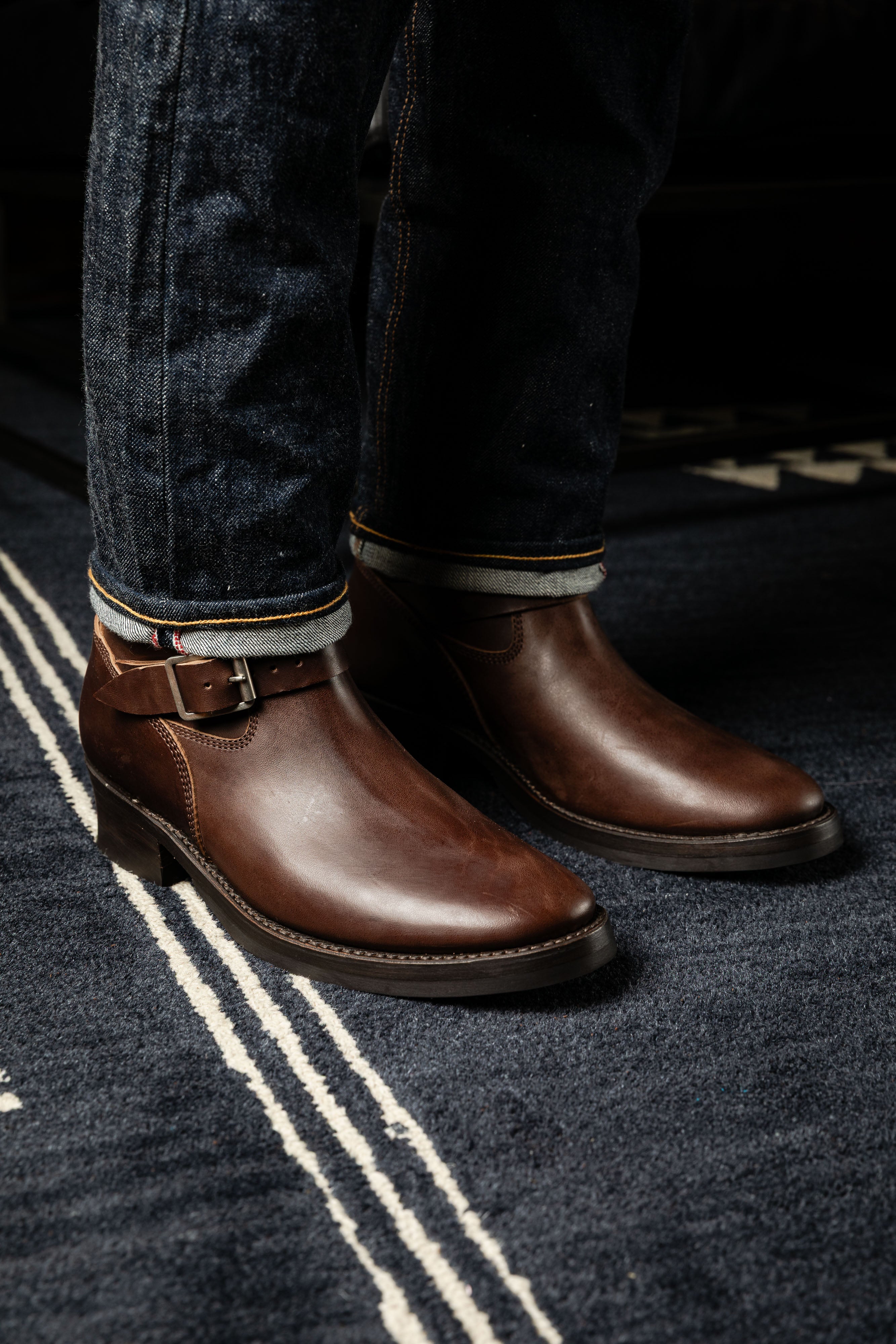 Addict Clothes - Horsebutt Engineer Boot - Brown