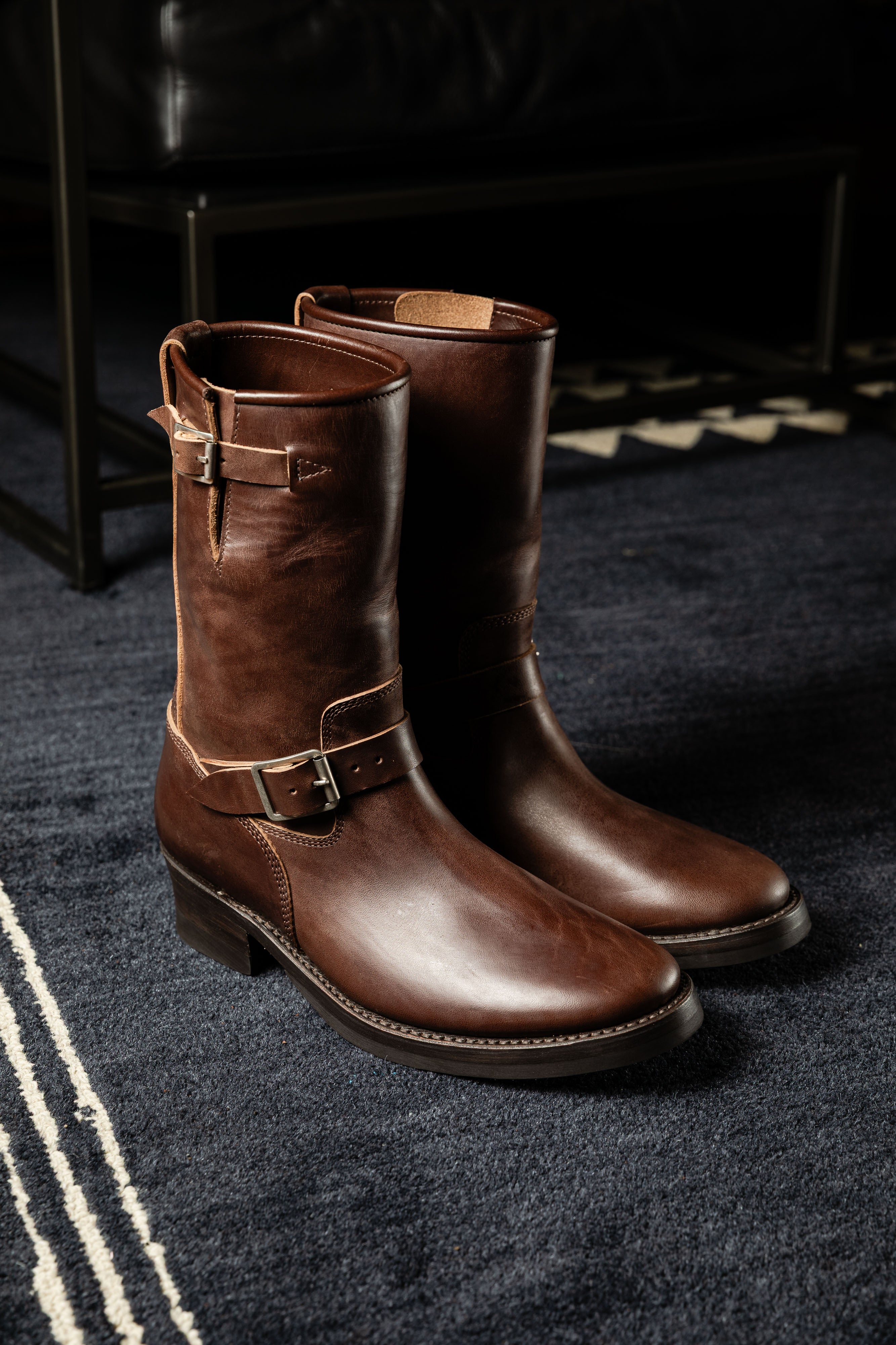 Addict Clothes - Horsebutt Engineer Boot - Brown